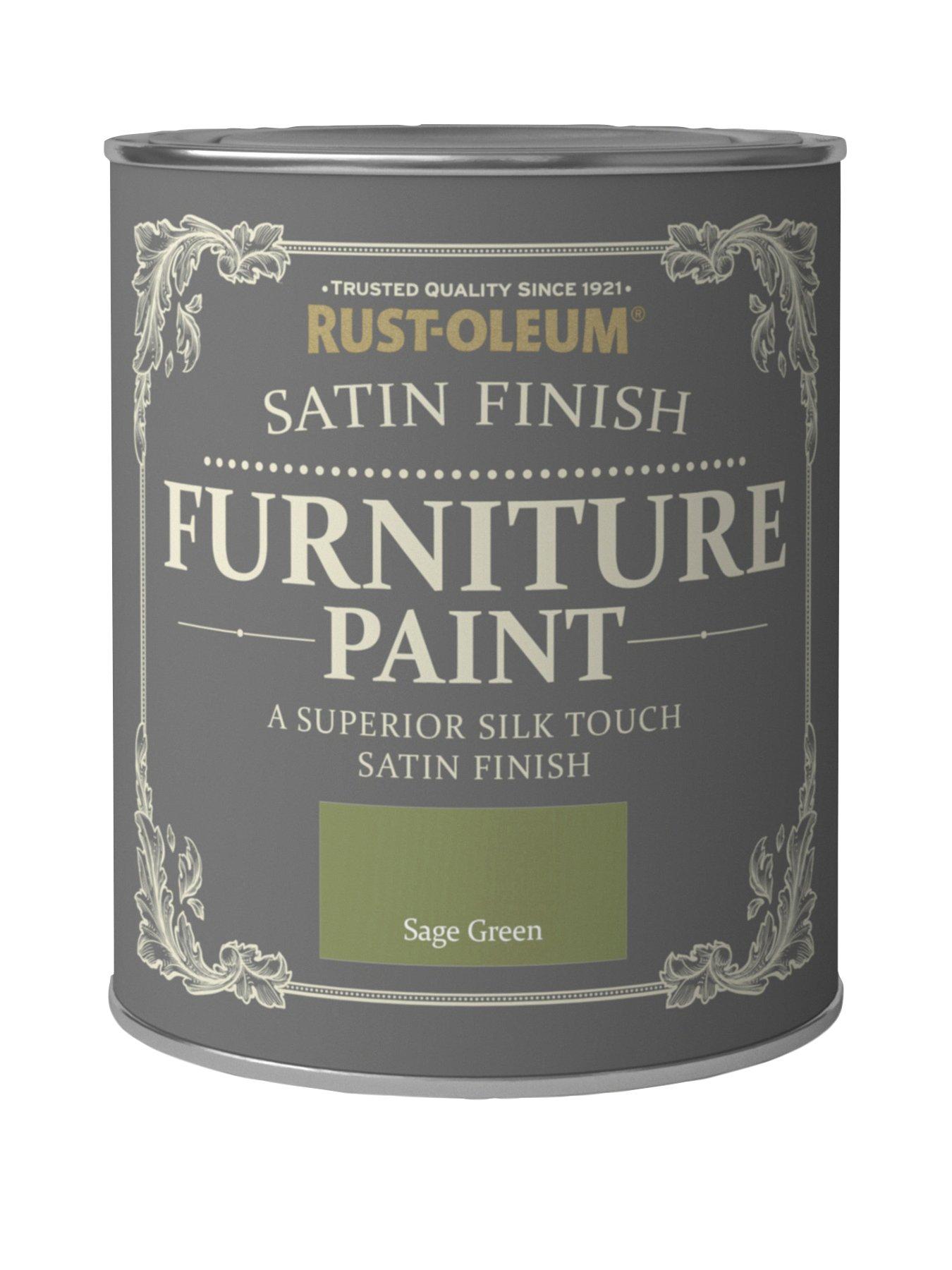 undefined Satin Finish 750 ml Furniture Paint – Sage Green