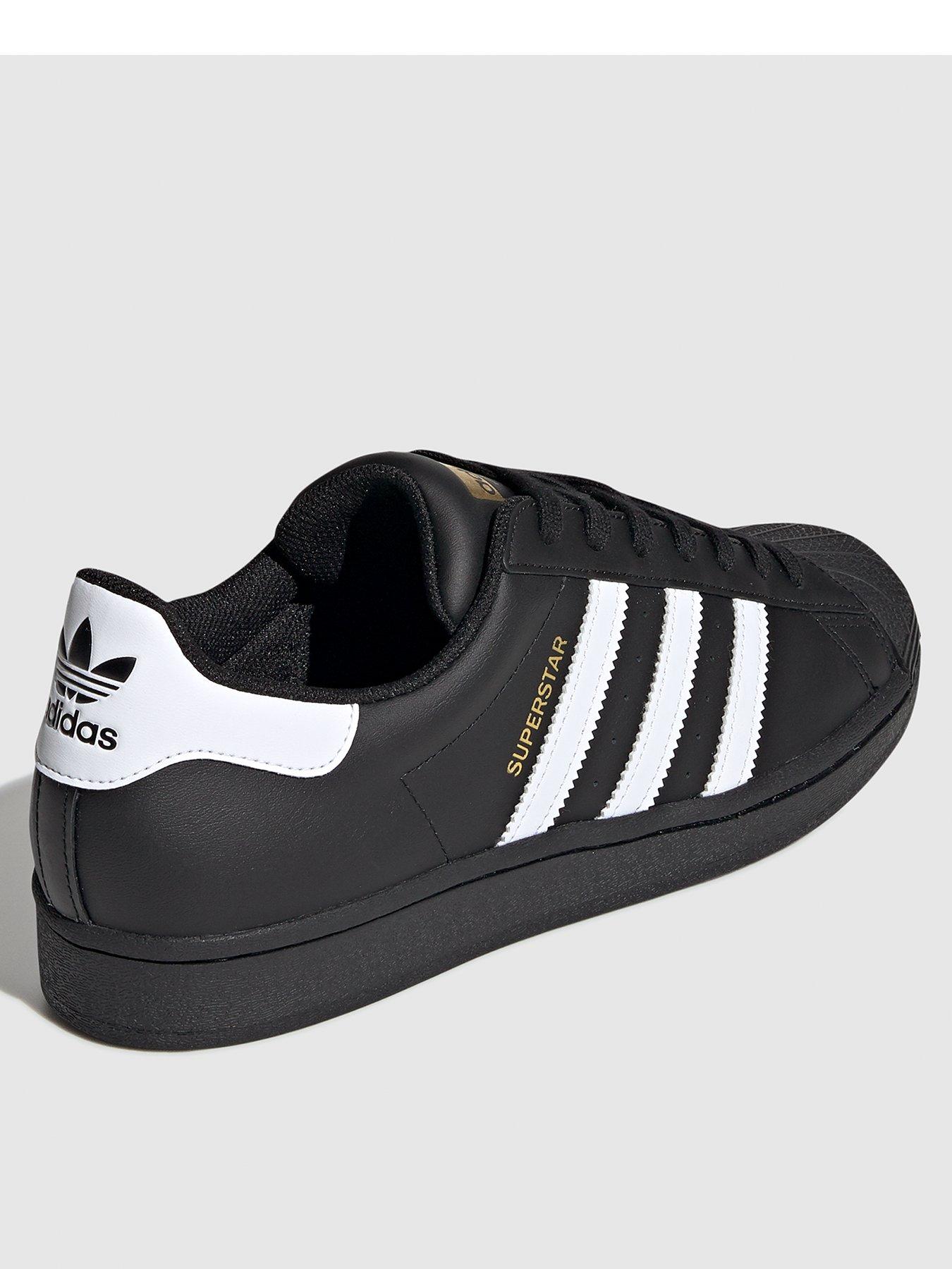 Superstar trainers hotsell mens black