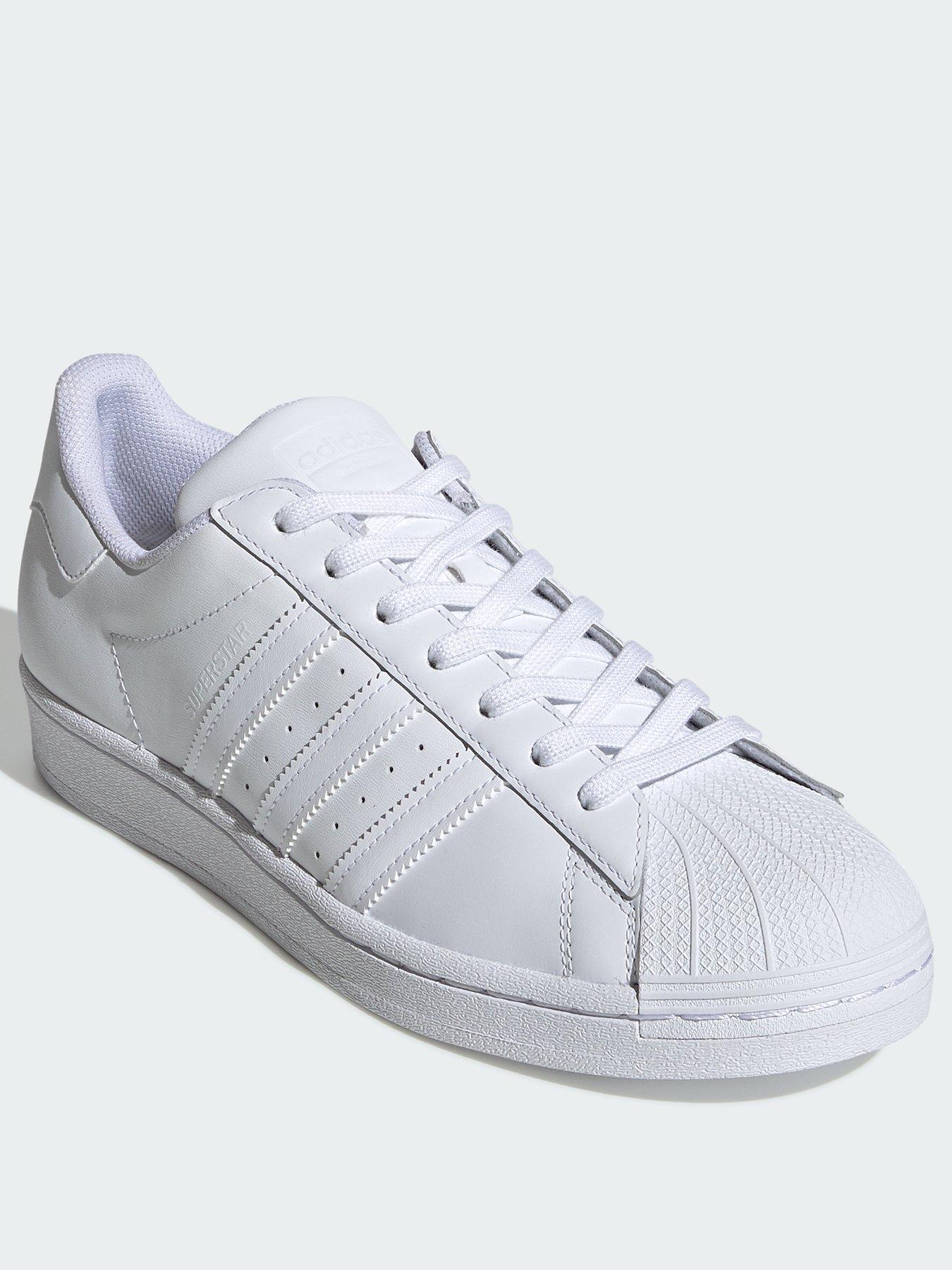 Adidas originals men's 2025 superstar trainers white