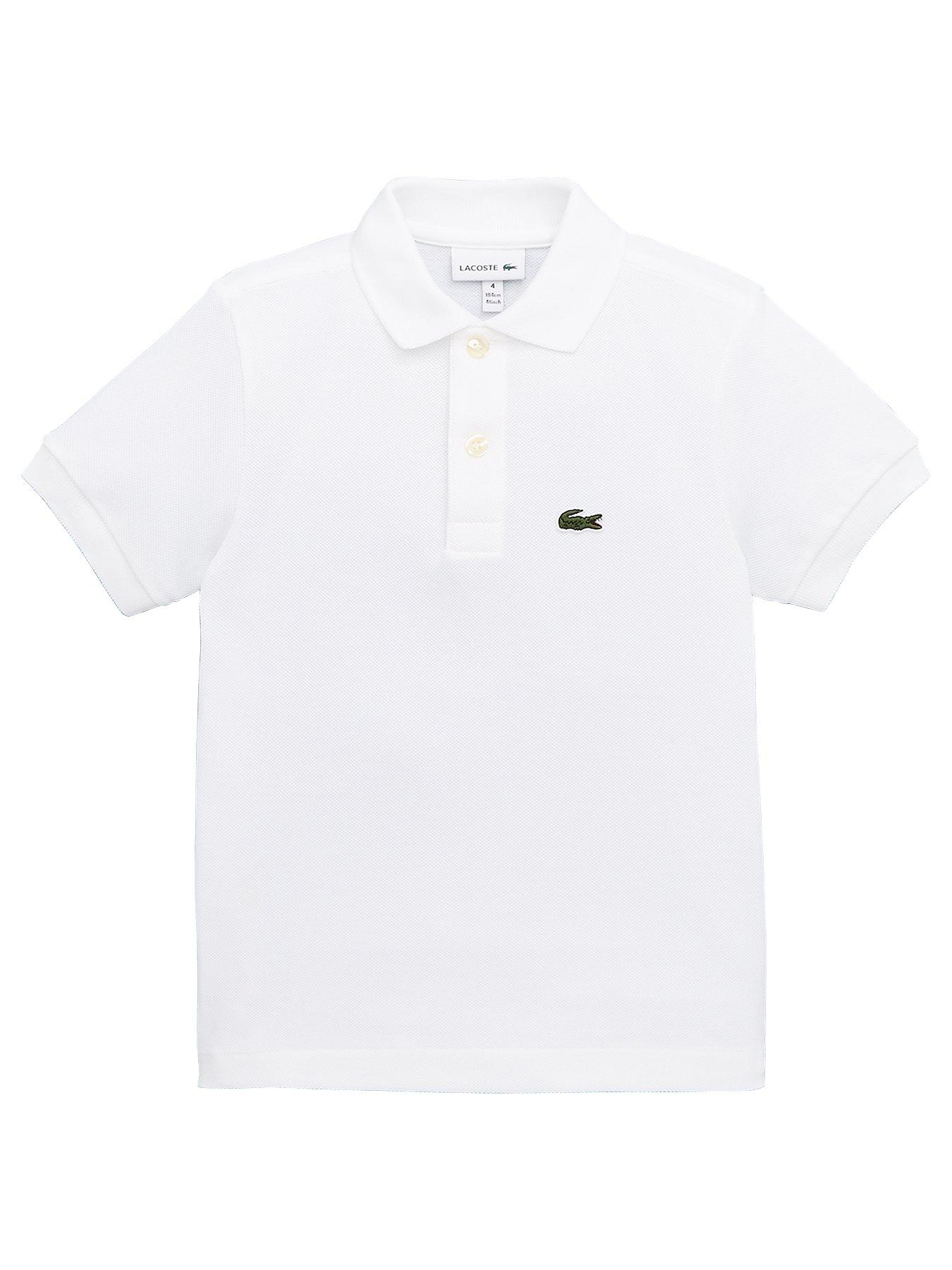 Lacoste white shirt sale hotsell