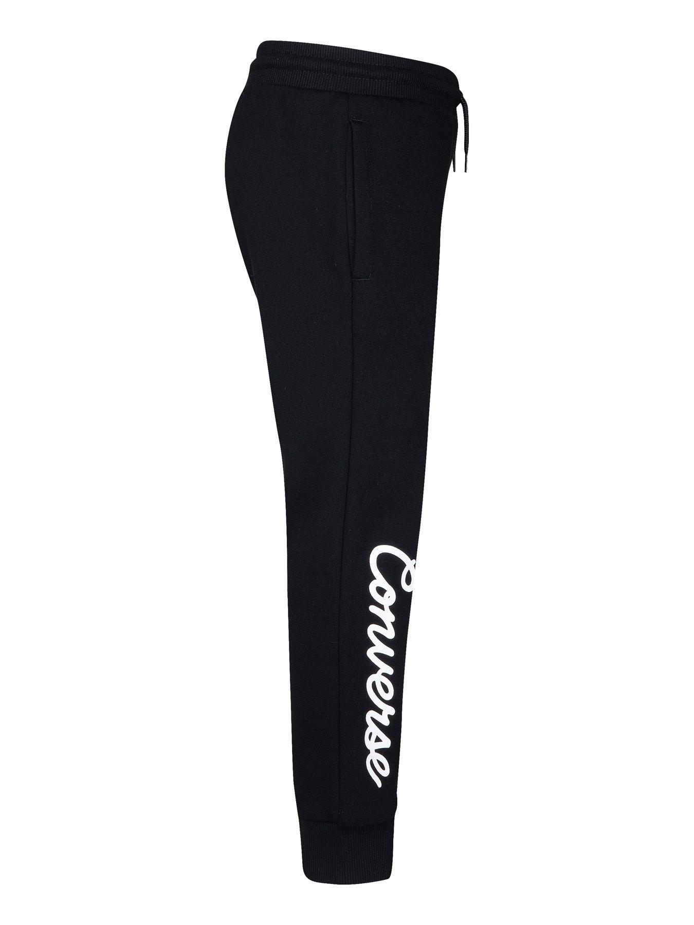 Image 3 of 3 of Converse Younger Signature Chuck Patch Joggers - Black