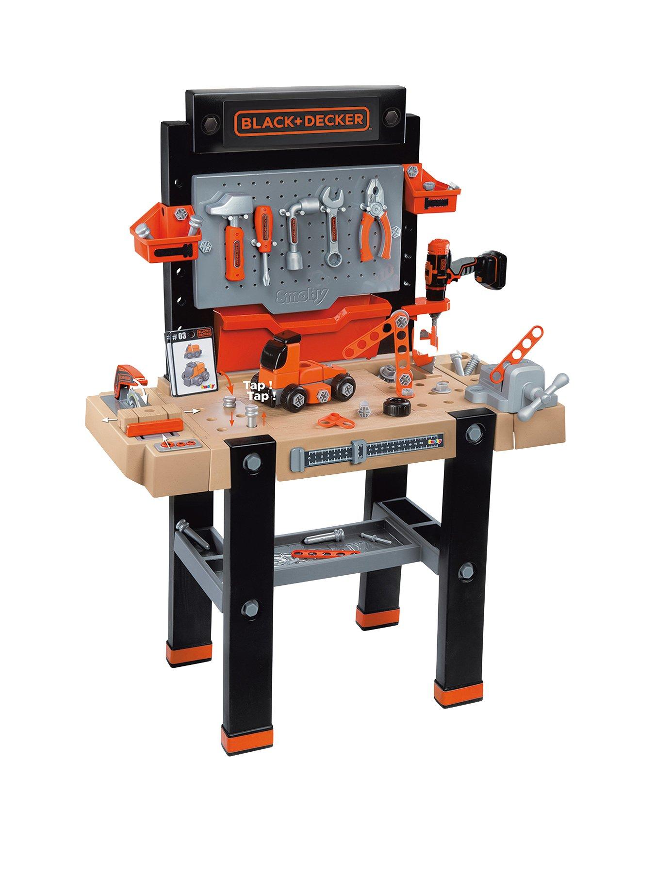 Image 1 of 6 of Smoby Black &amp; Decker Kids Ultimate Workbench with 95 Accessories