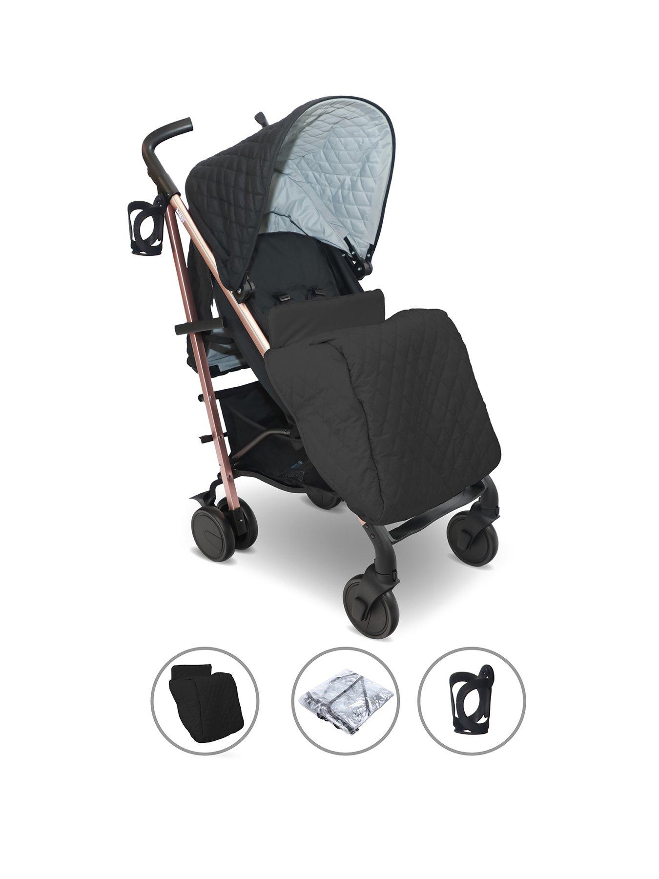 my-babiie-mb51-plus-stroller-quilted-blackfront