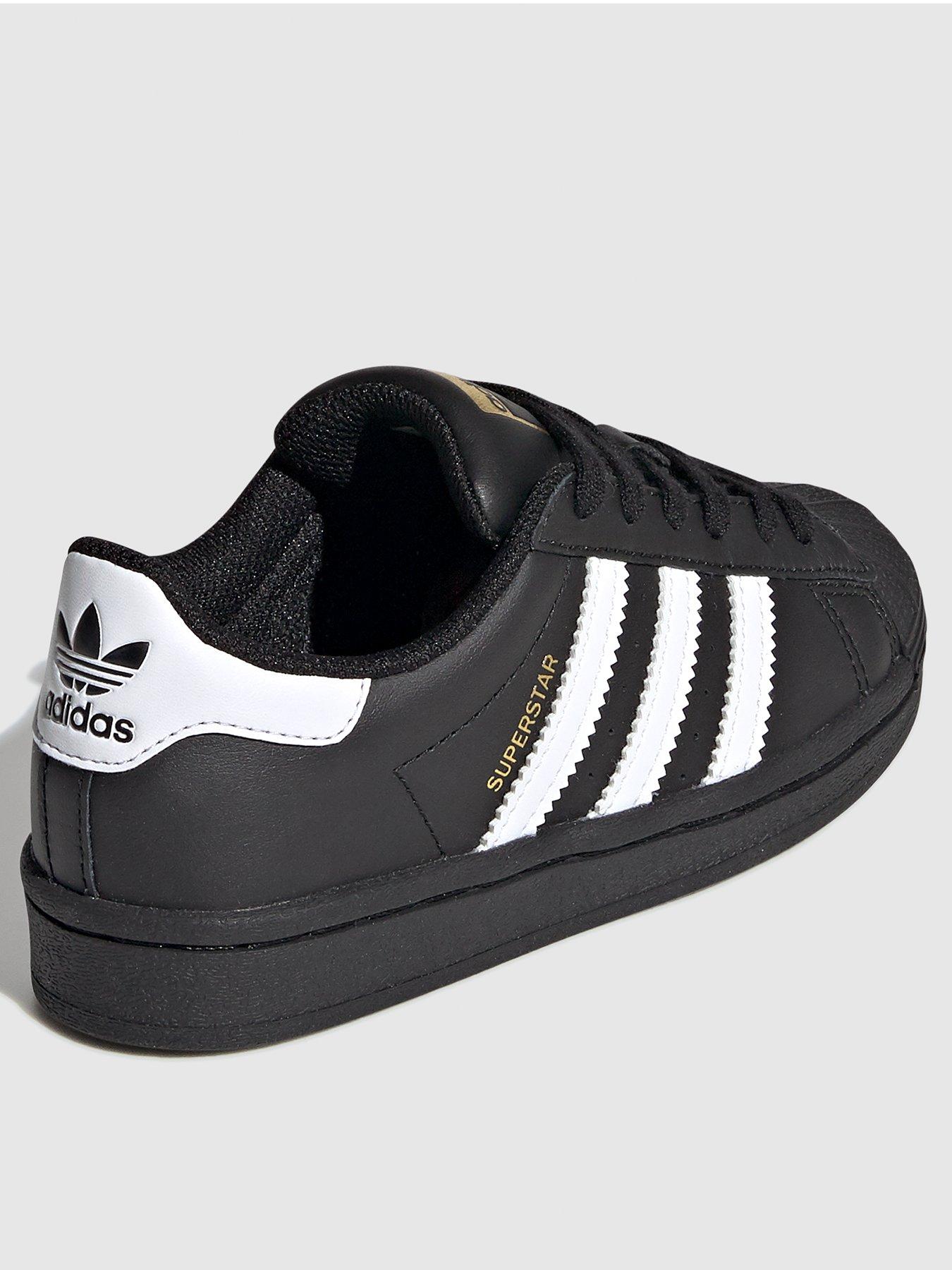 Superstar trainers outlet black