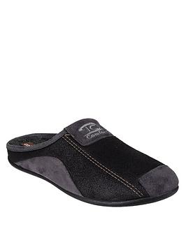cotswold-westwell-mule-slippers-black