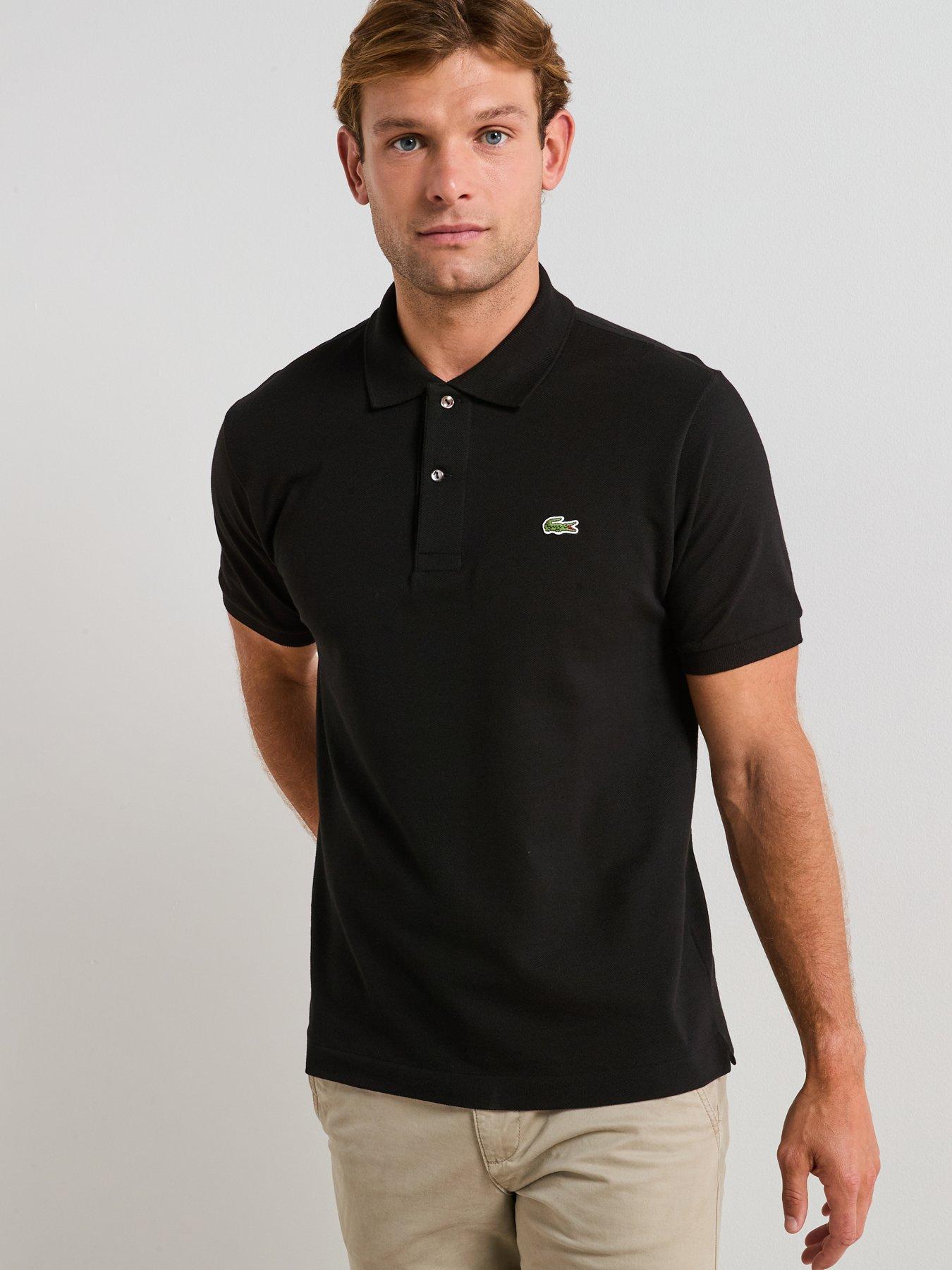 Lacoste Lacoste L12.12 Classic Fit Piqué Polo Shirt - Black