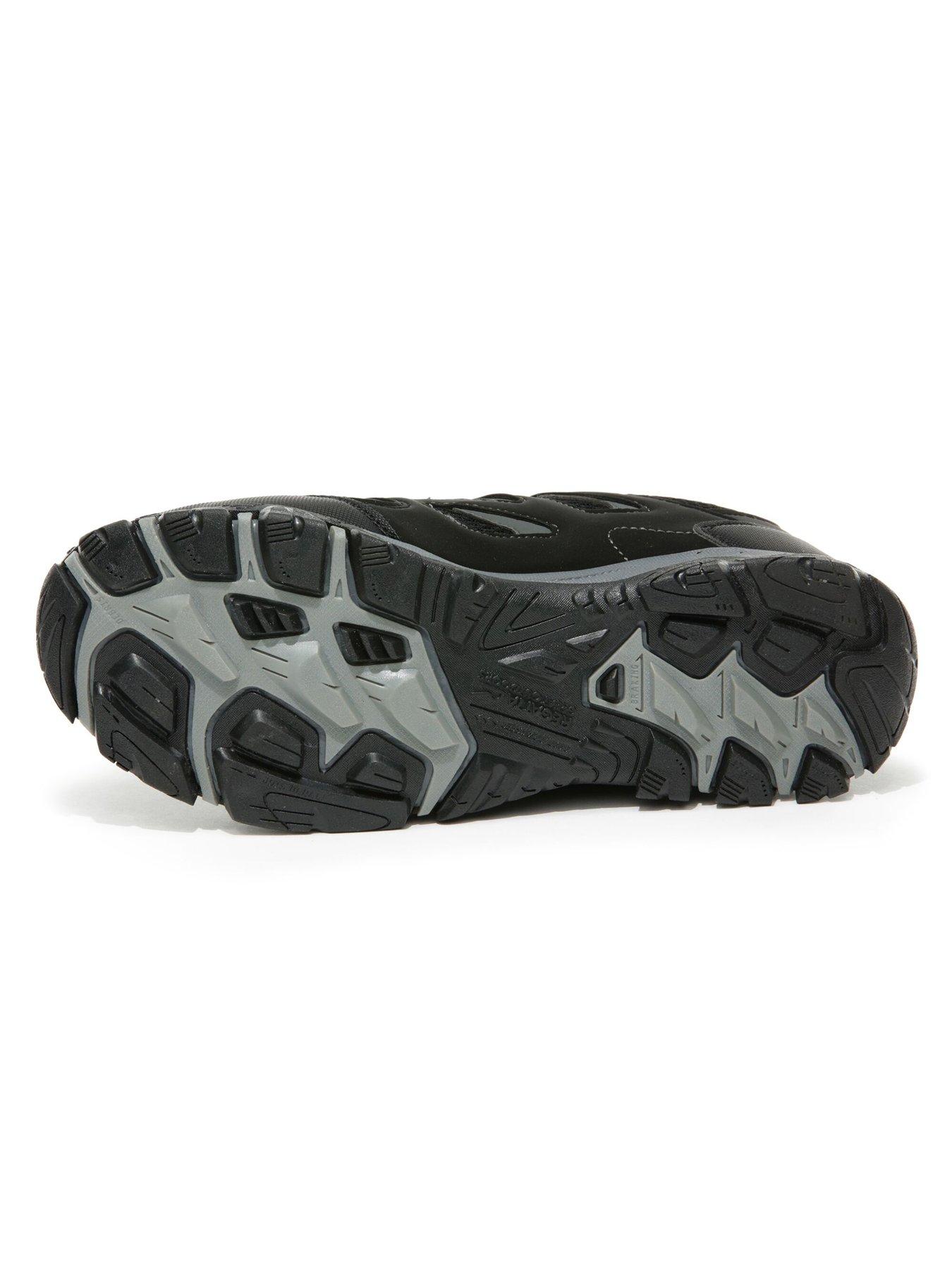 Image 6 of 6 of Regatta Junior Holcombe Waterproof Low-Cut Walking Boot - Black/Grey