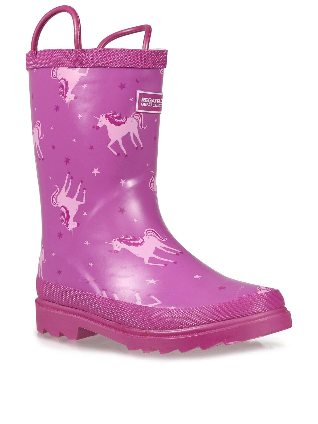 regatta-kids-minnow-wellies-unicorn-light-purplestillFront