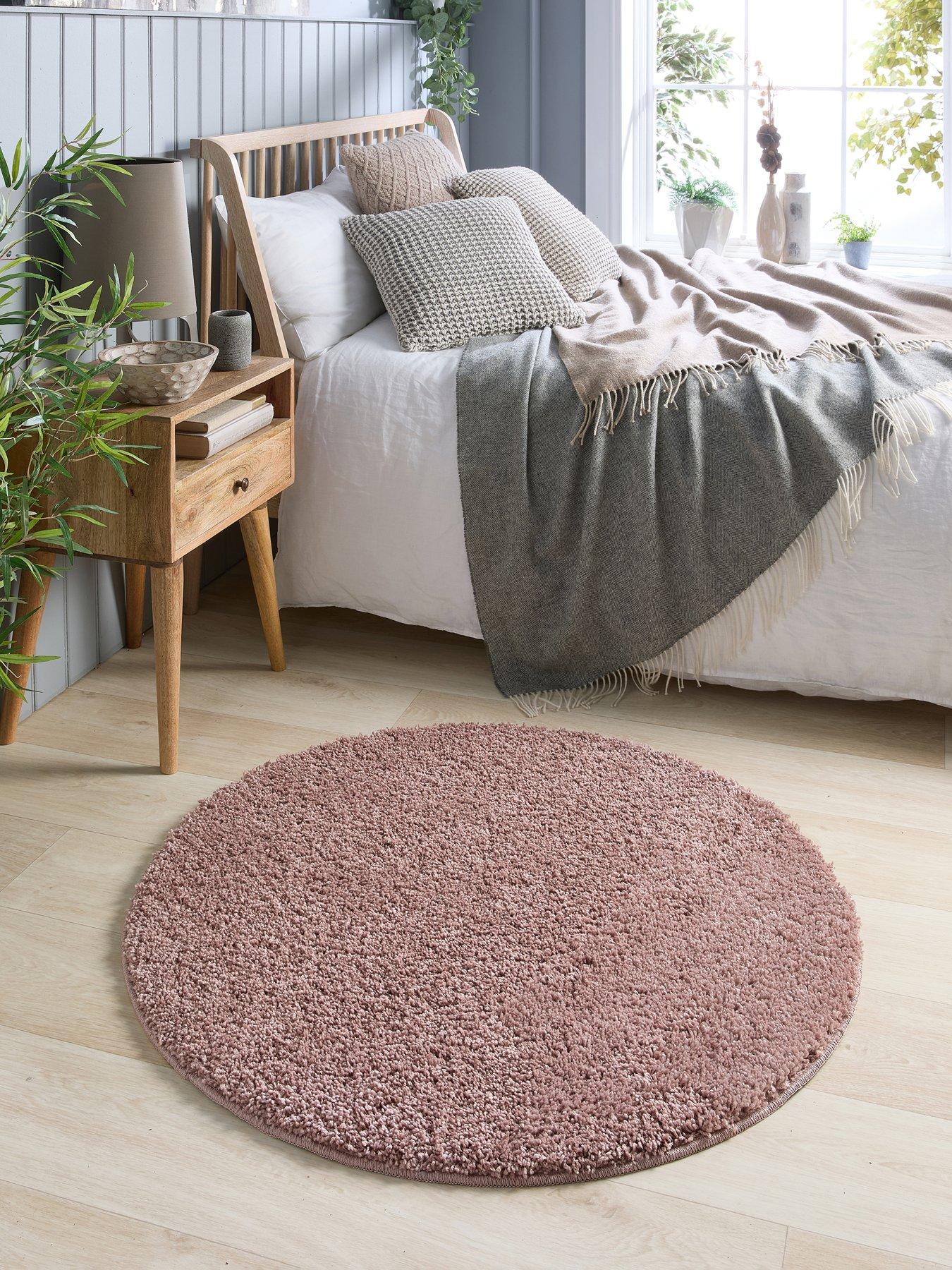 very-home-buddy-washable-shaggy-circle-rug