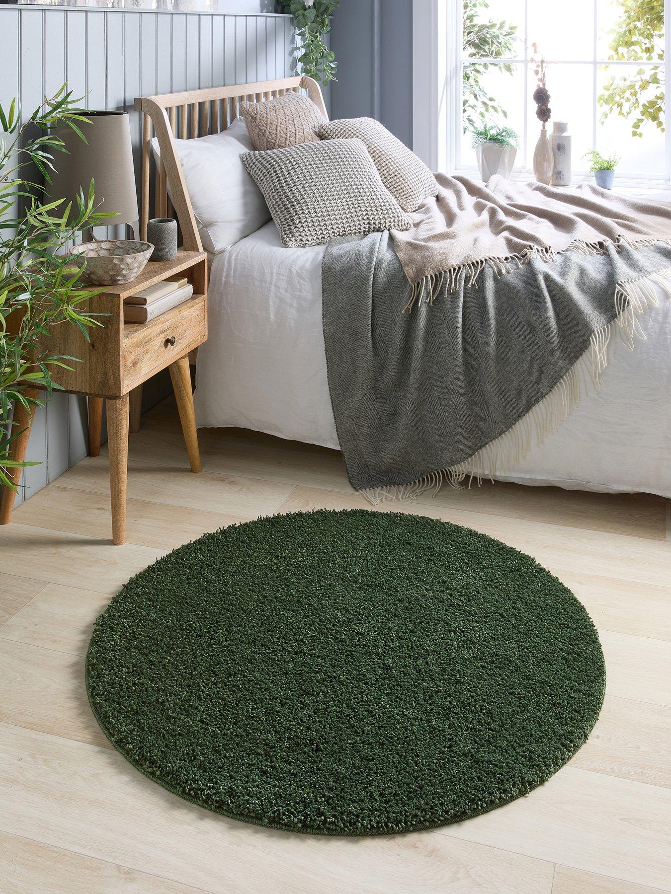 very-home-buddy-washable-shaggy-circle-rug