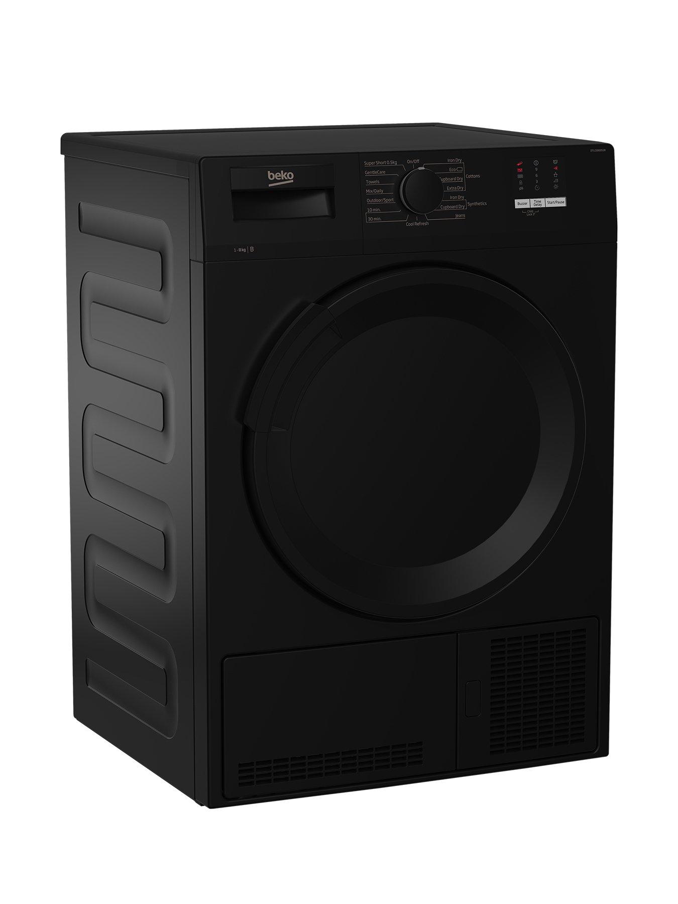 Image 2 of 3 of Beko DTLCE80051B 8kg Load&nbsp;Fullsize Condenser Sensor Tumble Dryer - Black