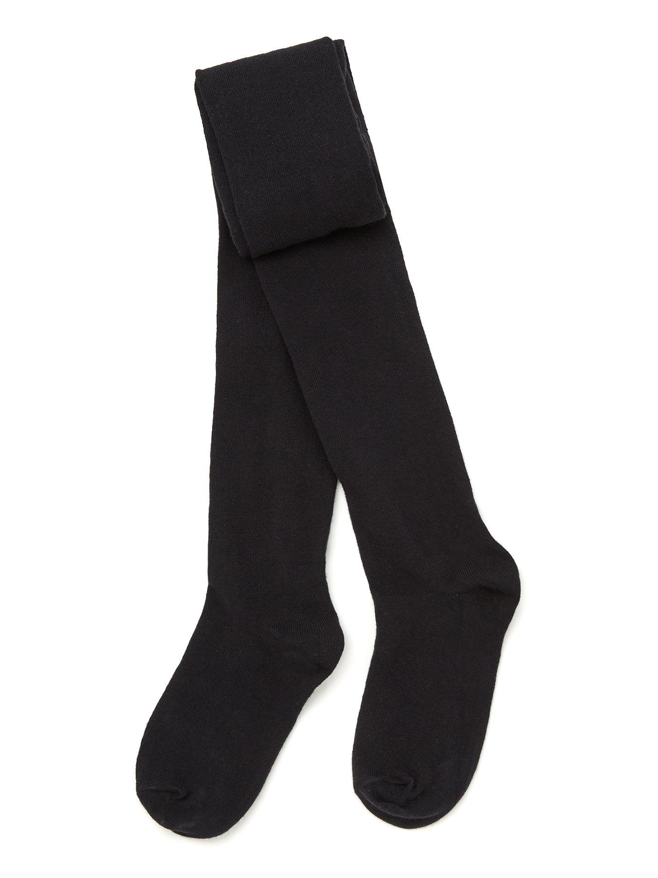 Image 2 of 3 of Everyday Girls 3 Pack&nbsp;Flat Knit Tights - Black