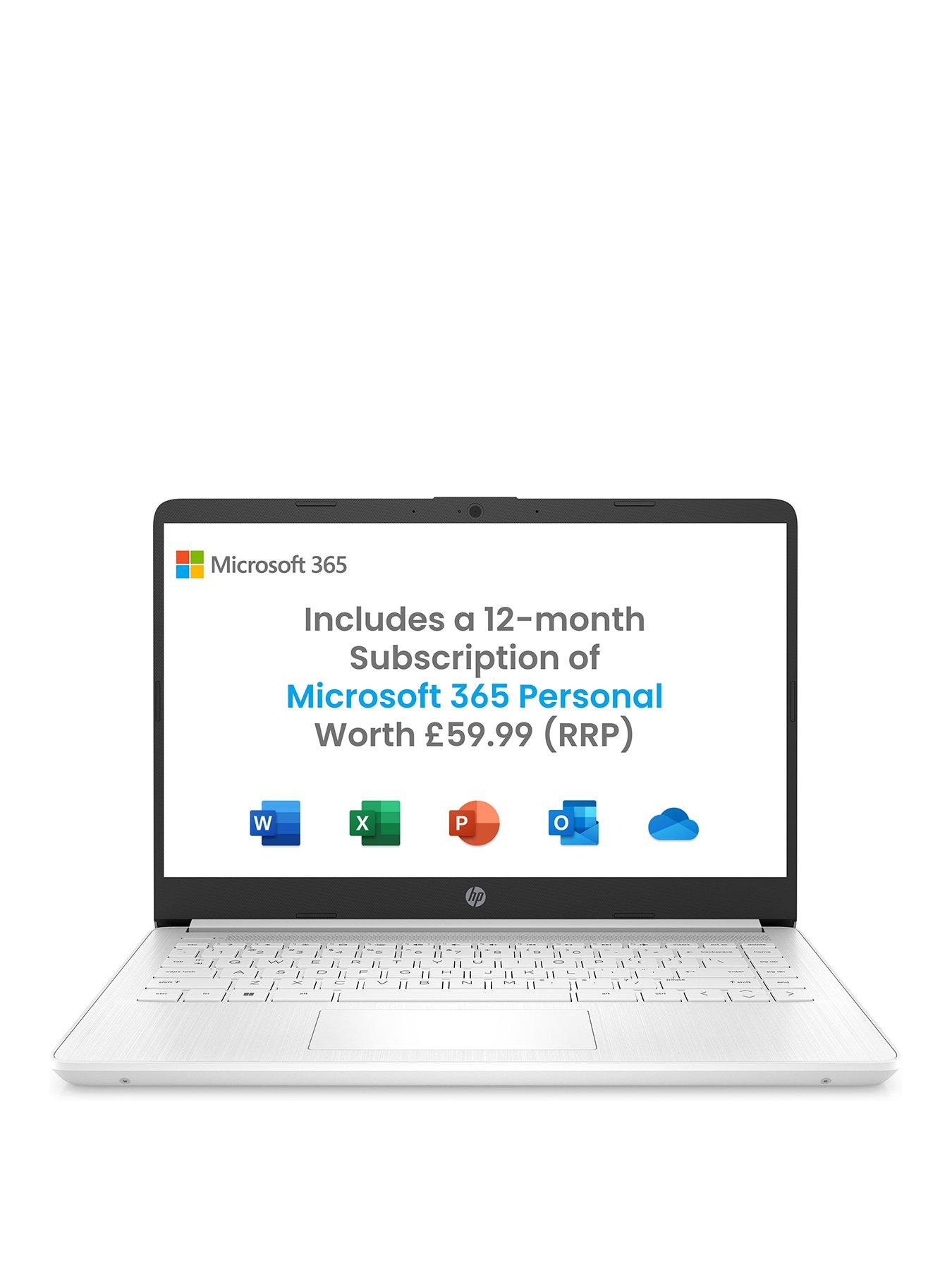 hp-stream-14-laptop-14-inch-hd-amdnbspa4-3020e-4gb-ram-64gb-storagenbspwindows-10s-microsoftnbsp365-personal-includednbspwhitefront