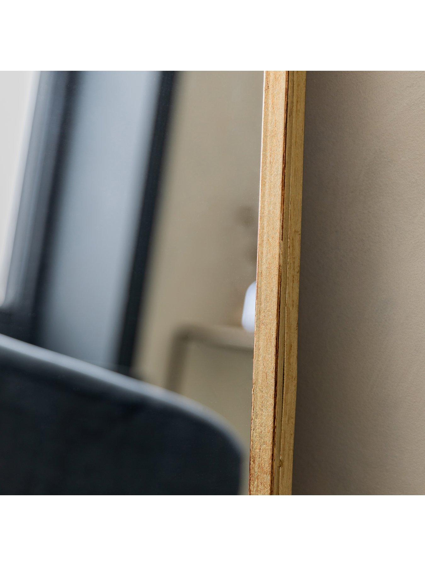 Image 5 of 6 of Gallery Direct Kurva Gold Leaner Full Length Mirror