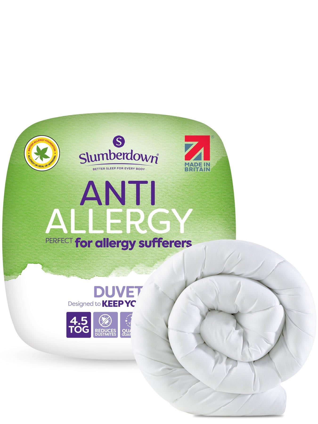 Slumberdown Anti-Allergy 4.5 Tog Double Duvet - White