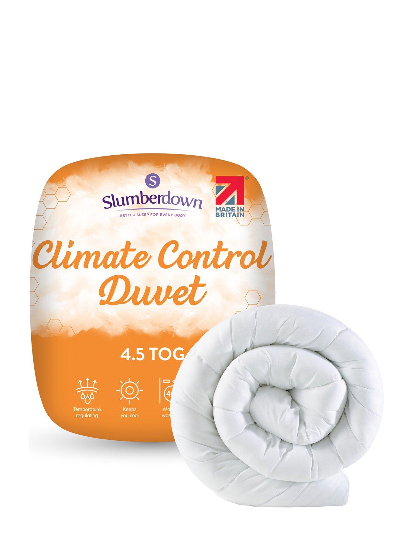 Image 1 of 6 of Slumberdown Climate Control 4.5 Tog Duvet King Size - White