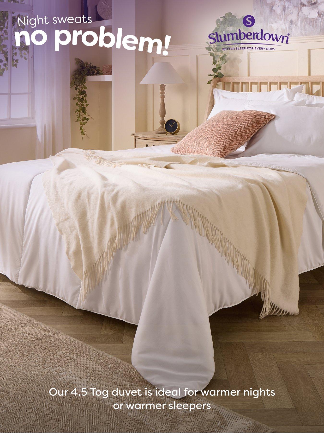 Image 3 of 6 of Slumberdown Climate Control 4.5 Tog Duvet King Size - White