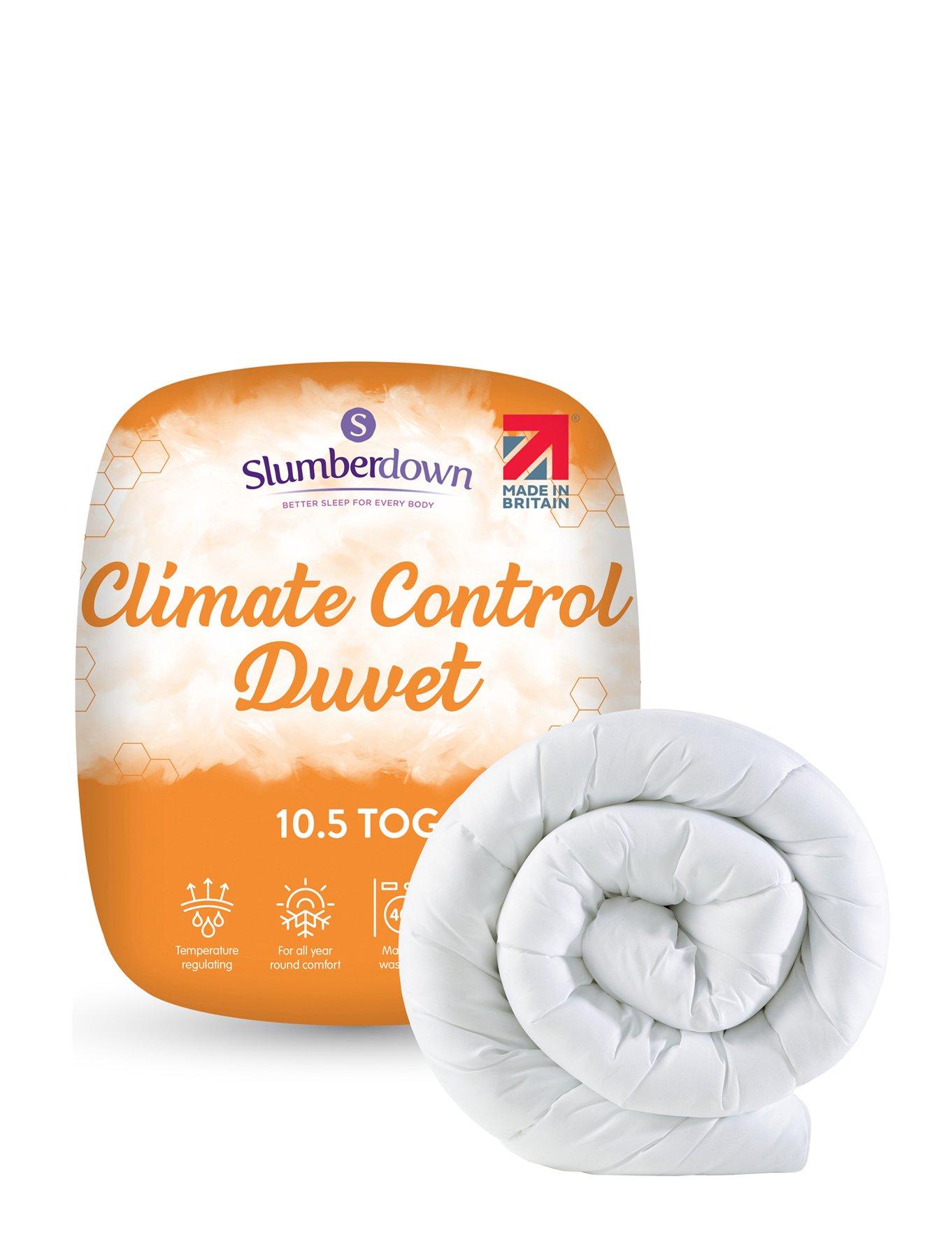 Image of Slumberdown Climate Control 10.5 Tog Duvet- White