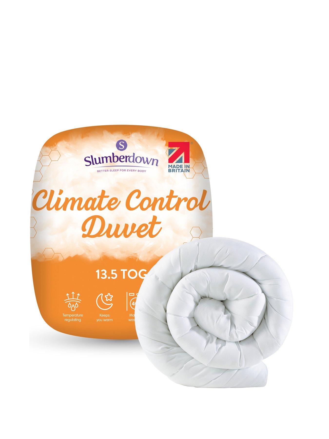 Image of Slumberdown Climate Control 13.5 Tog Duvet - White