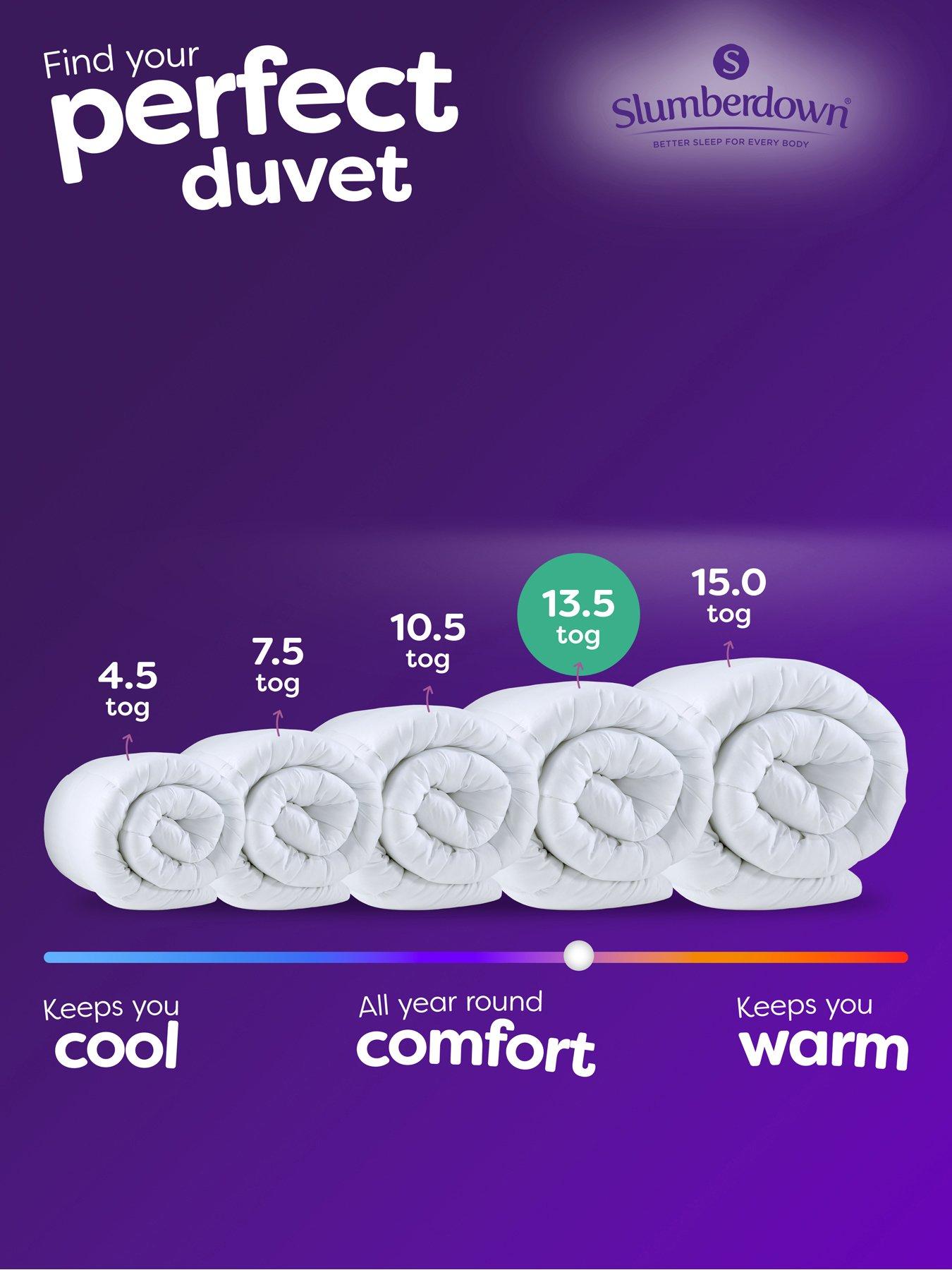 Image 7 of 7 of Slumberdown Climate Control 13.5 Tog Duvet - White