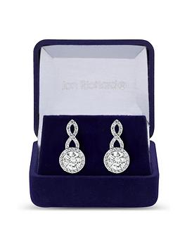 jon-richard-silver-plated-cubic-zirconia-halo-infinity-crystal-drop-earring-gift-boxed