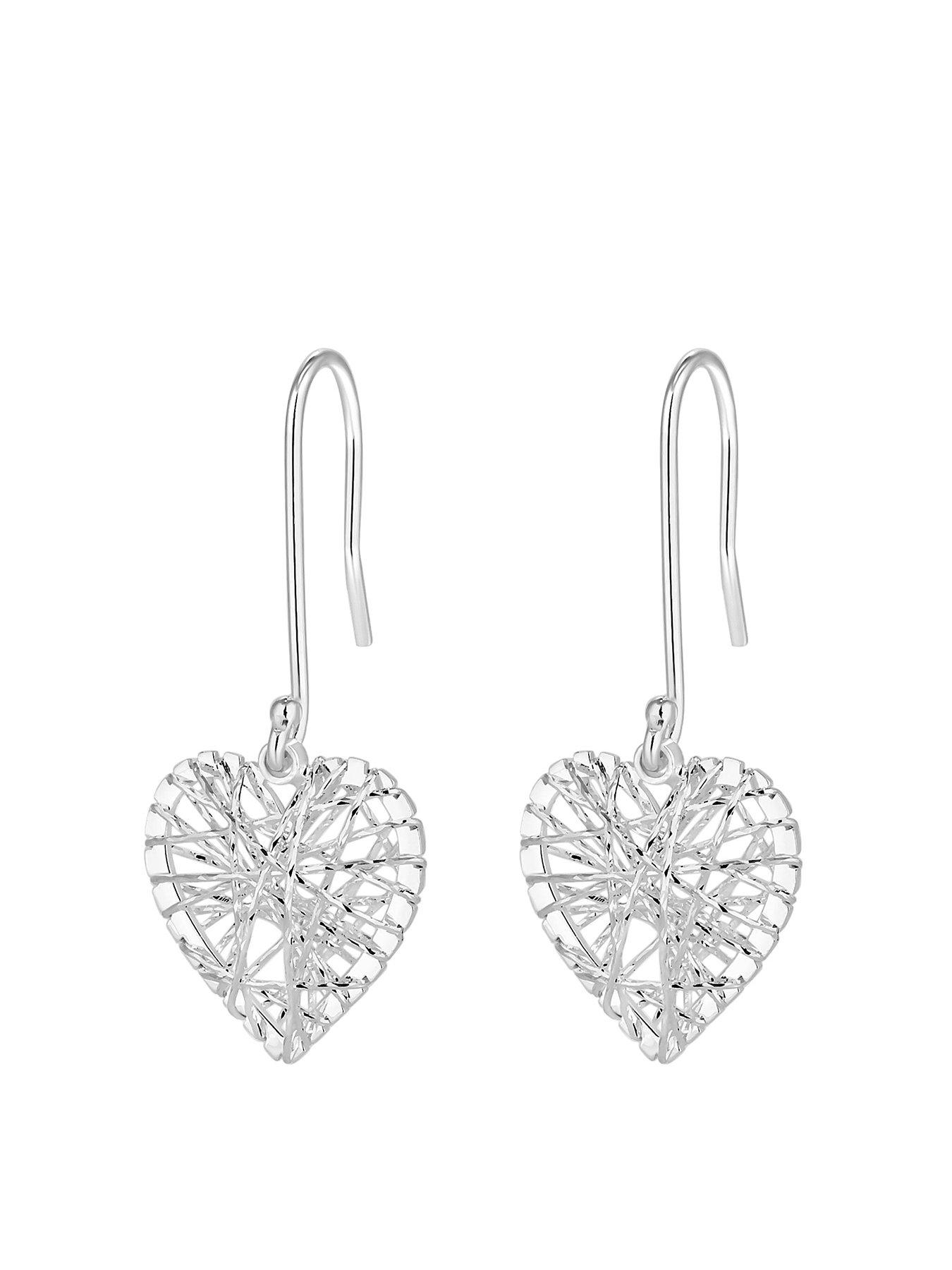 simply-silver-simply-silver-sterling-silver-925-diamond-cut-heart-drop-earringsfront