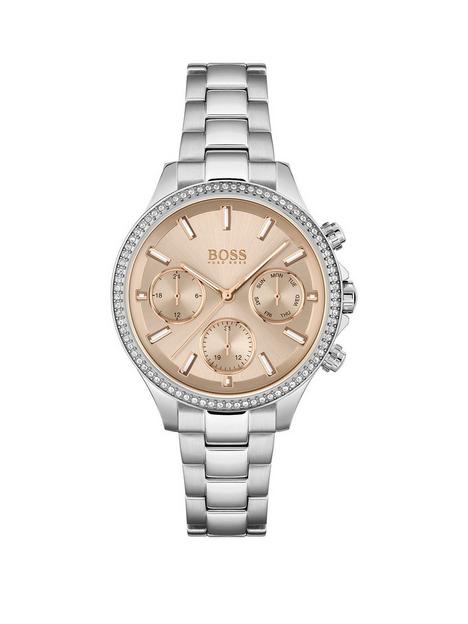 boss-hera-pink-multi-dial-stainless-steel-bracelet-watch