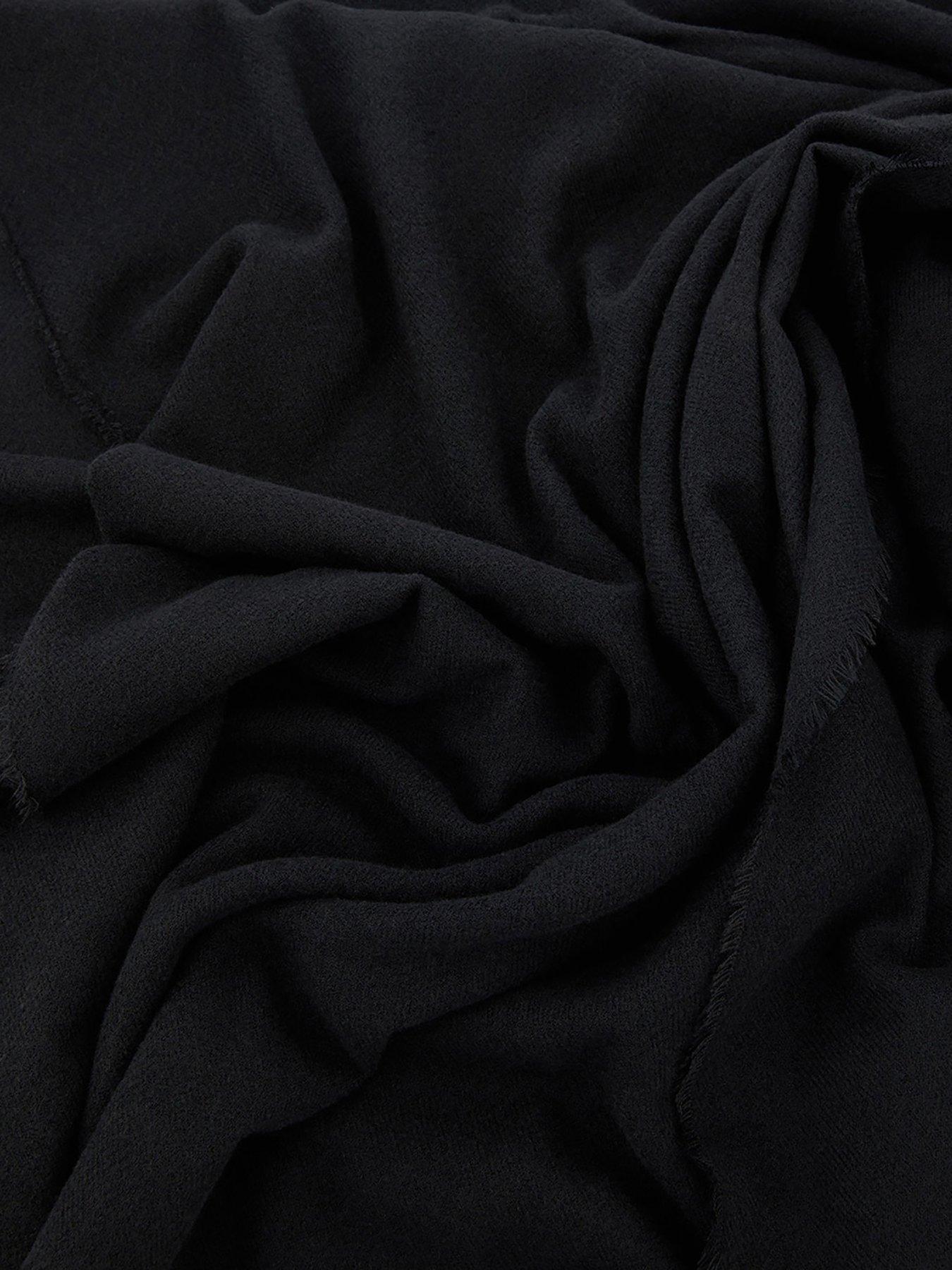 Image 2 of 2 of Accessorize Wells Antibacterial&nbsp;Blanket Scarf - Black
