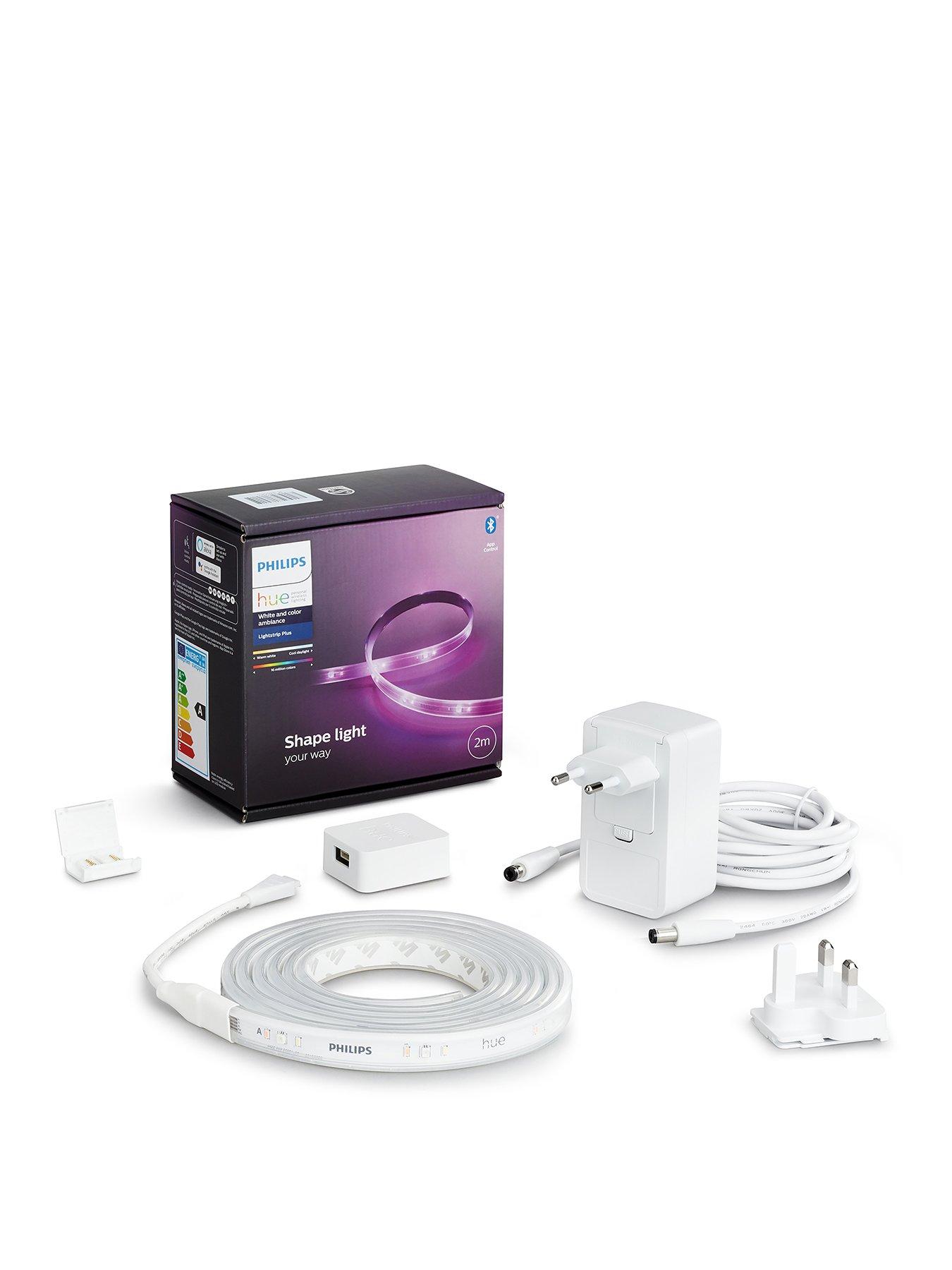 undefined Hue White and Colour Ambience Lightstrip Plus Base 2-metre with Bluetooth