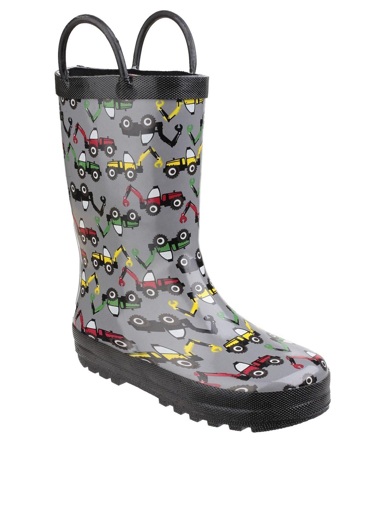 Image 1 of 5 of Cotswold Boys Digger Wellington Boots