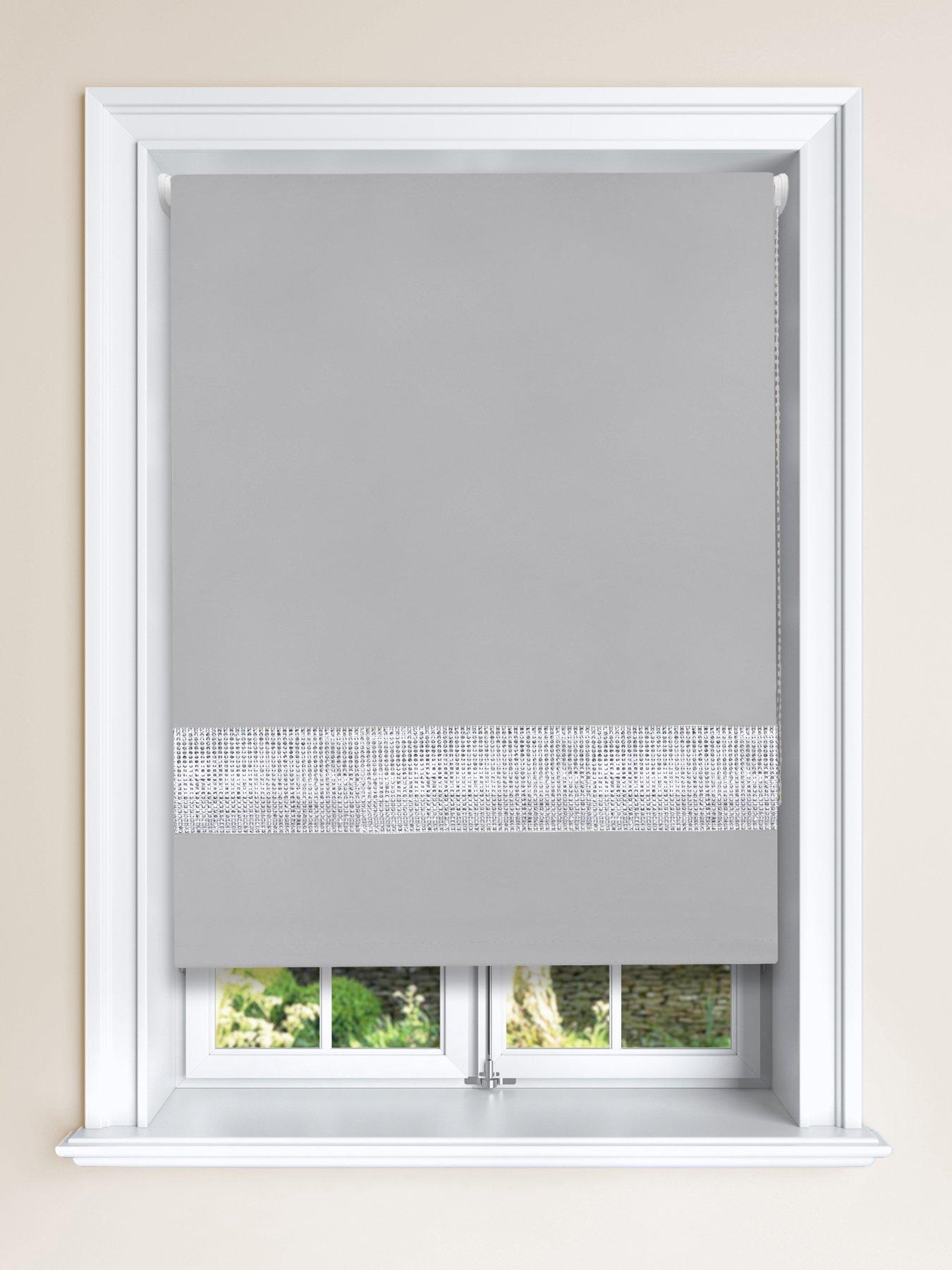 The Very Collection Diamante Blackout Roller Blind