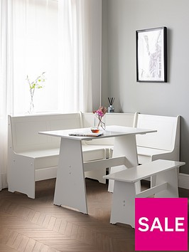 julian-bowen-newport-109-cm-dining-table-set-nbspbench-and-corner-storage-bench-white