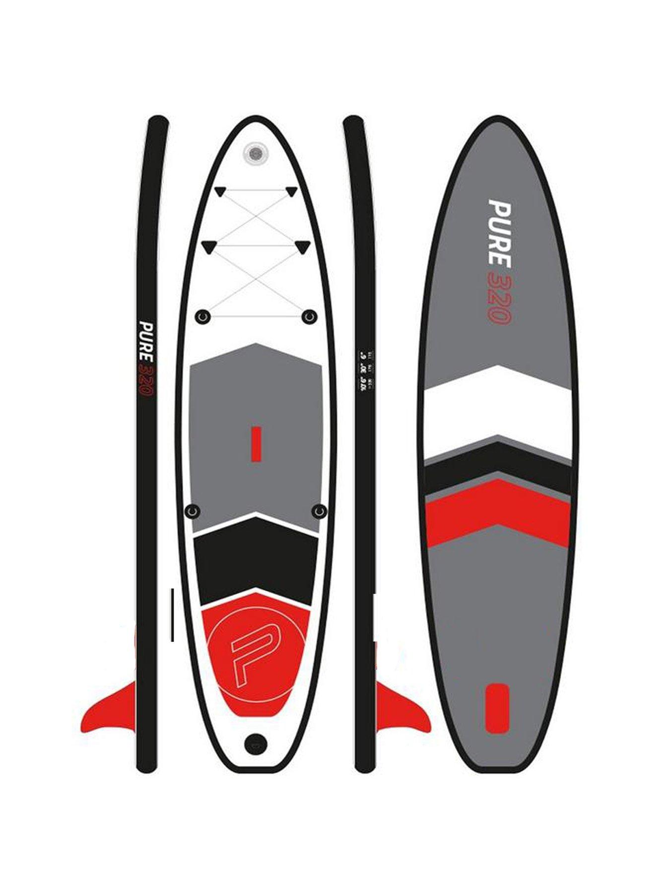 Image 3 of 7 of Pure 4 Fun PURE 320 SUP All-Round Inflatable Stand Up Paddle Board 10.5 Feet &amp;&nbsp;Pump, Patch Tool, Foot Lead, Adjustable Paddle and Waterproof 2L Bag