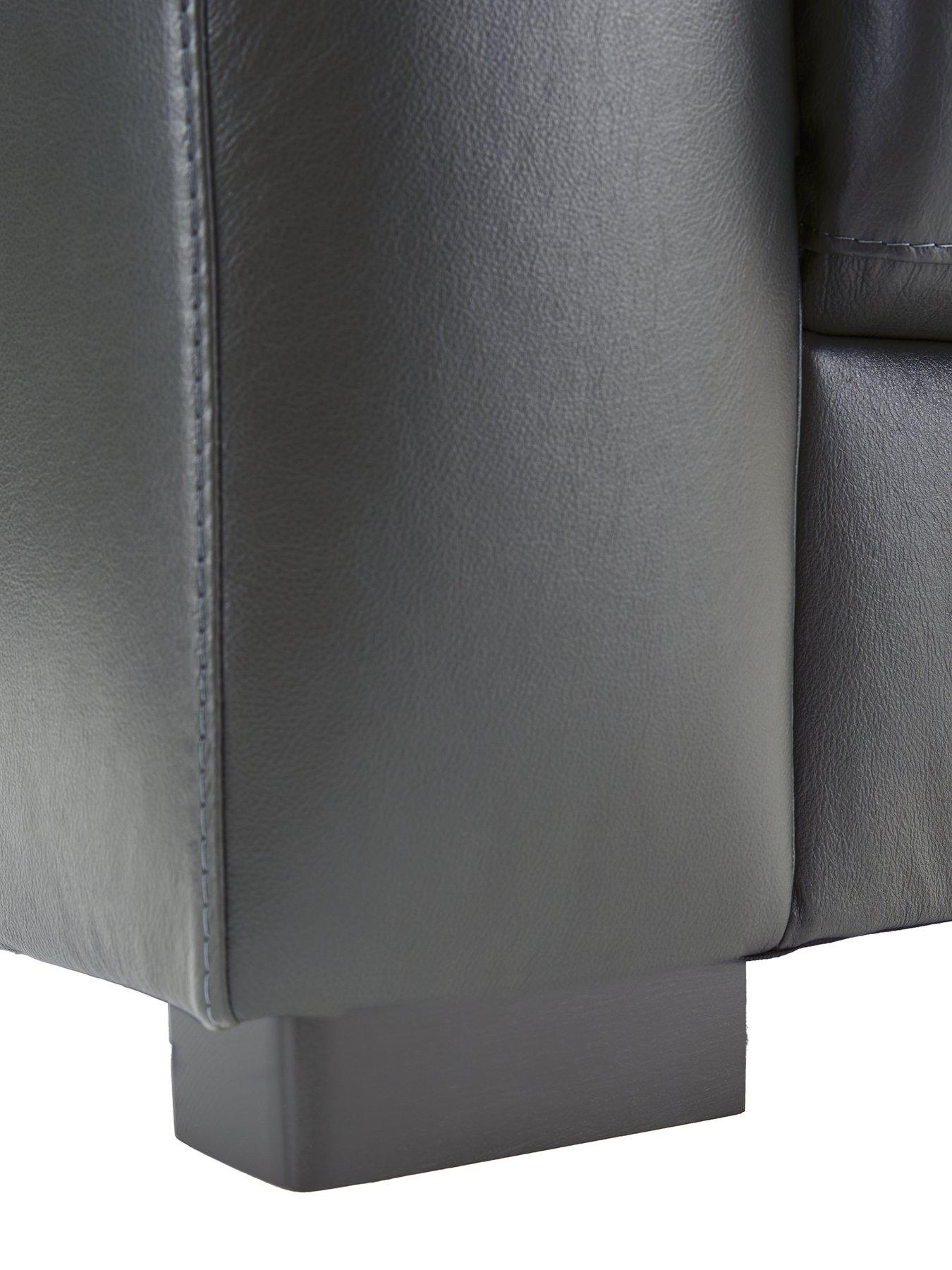 Image 4 of 6 of The Very Collection Ambrose Italian Leather 3 Seater Sofa&nbsp;- FSC&reg; Certified