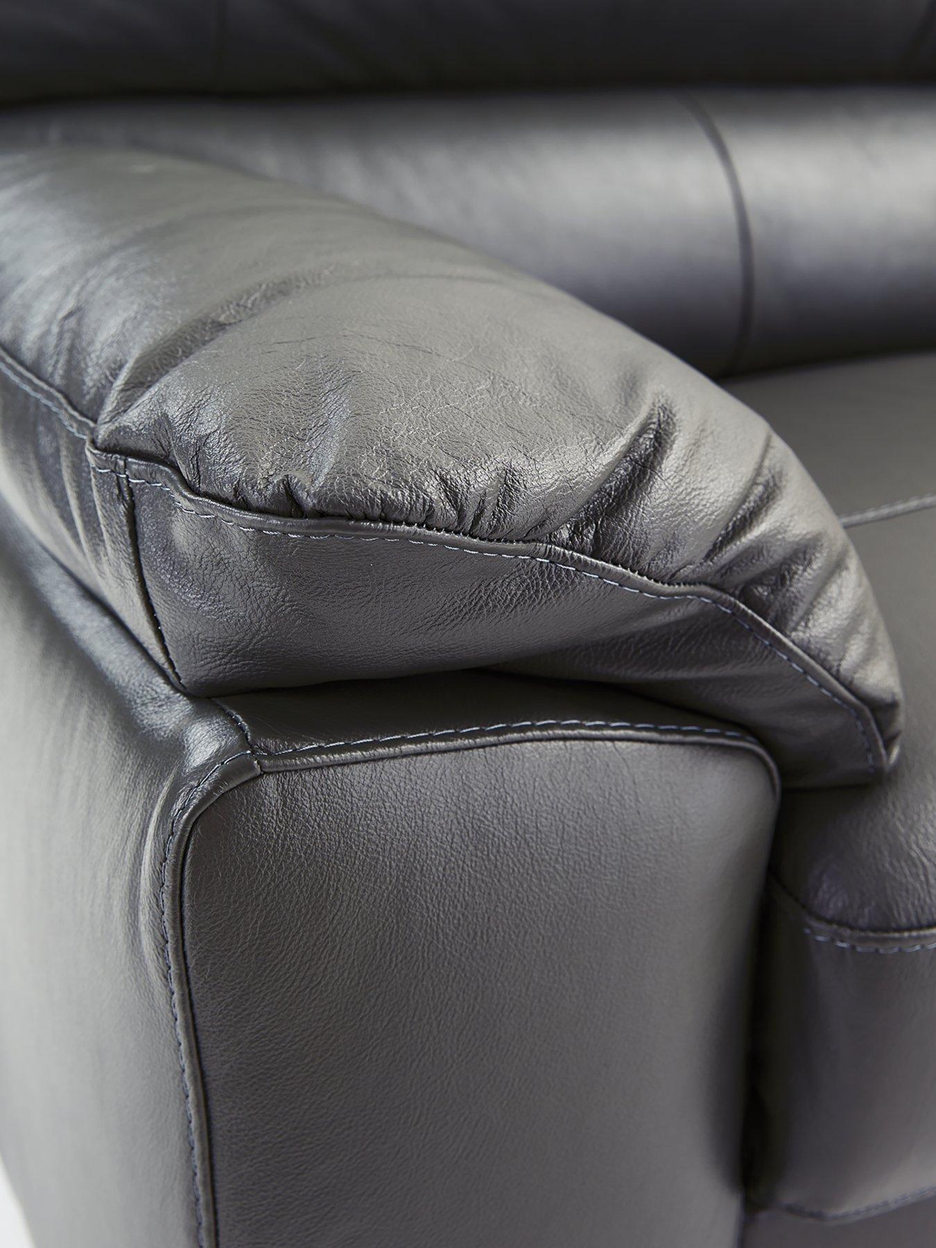 Image 5 of 6 of The Very Collection Ambrose Italian Leather 3 Seater Sofa&nbsp;- FSC&reg; Certified