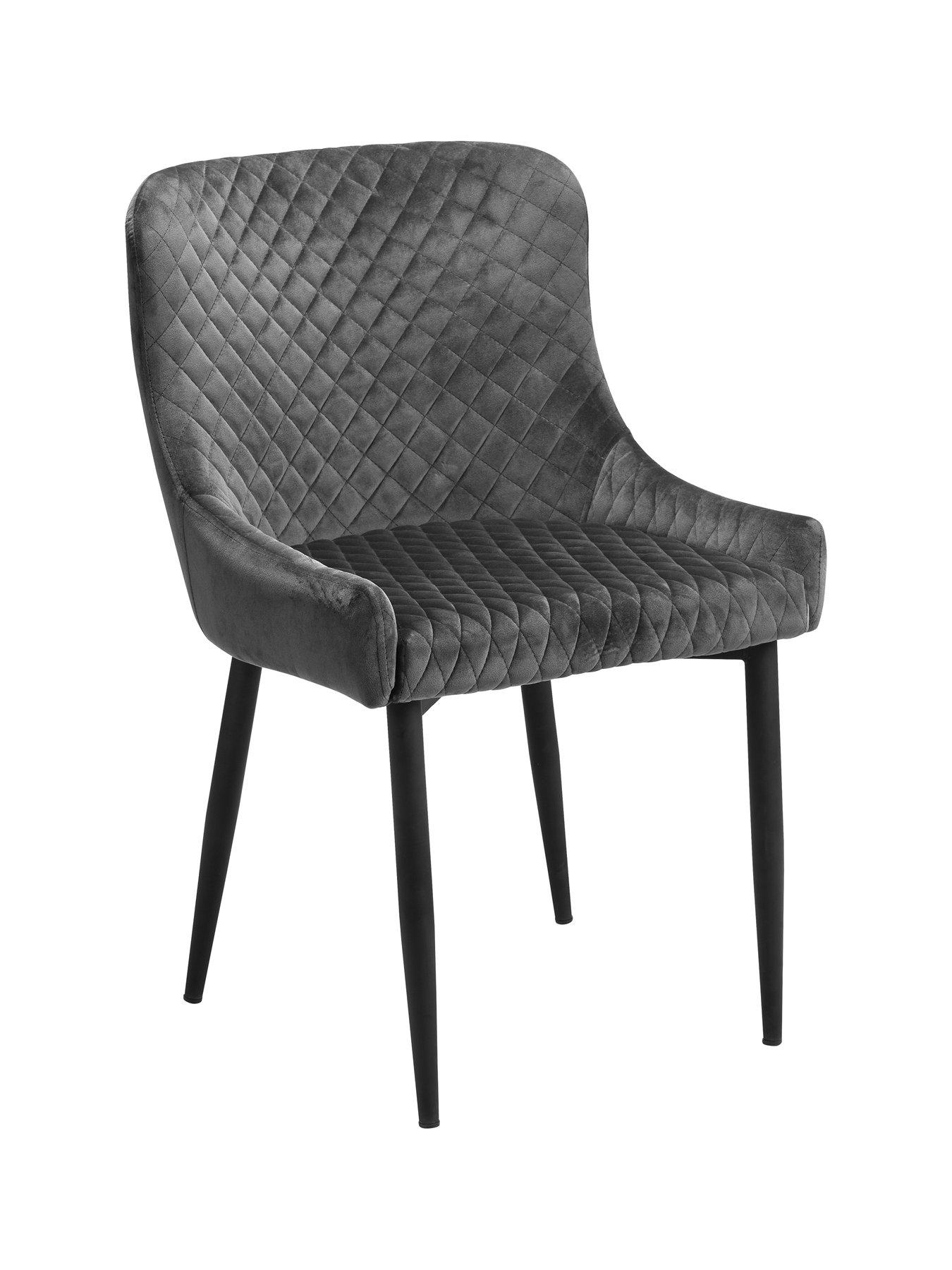 julian-bowen-set-of-chelsea-120nbspcm-round-glass-top-diningnbsptable-4-luxe-grey-chairsoutfit