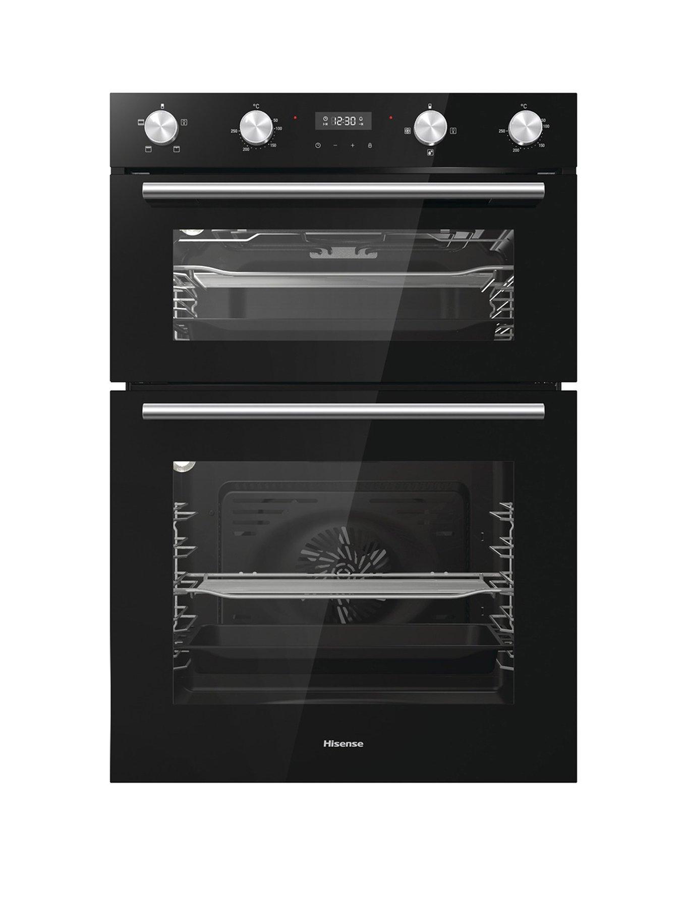Image 1 of 7 of Hisense BID95211BGUK 60cm Wide&nbsp;Built-In Double Oven - Black