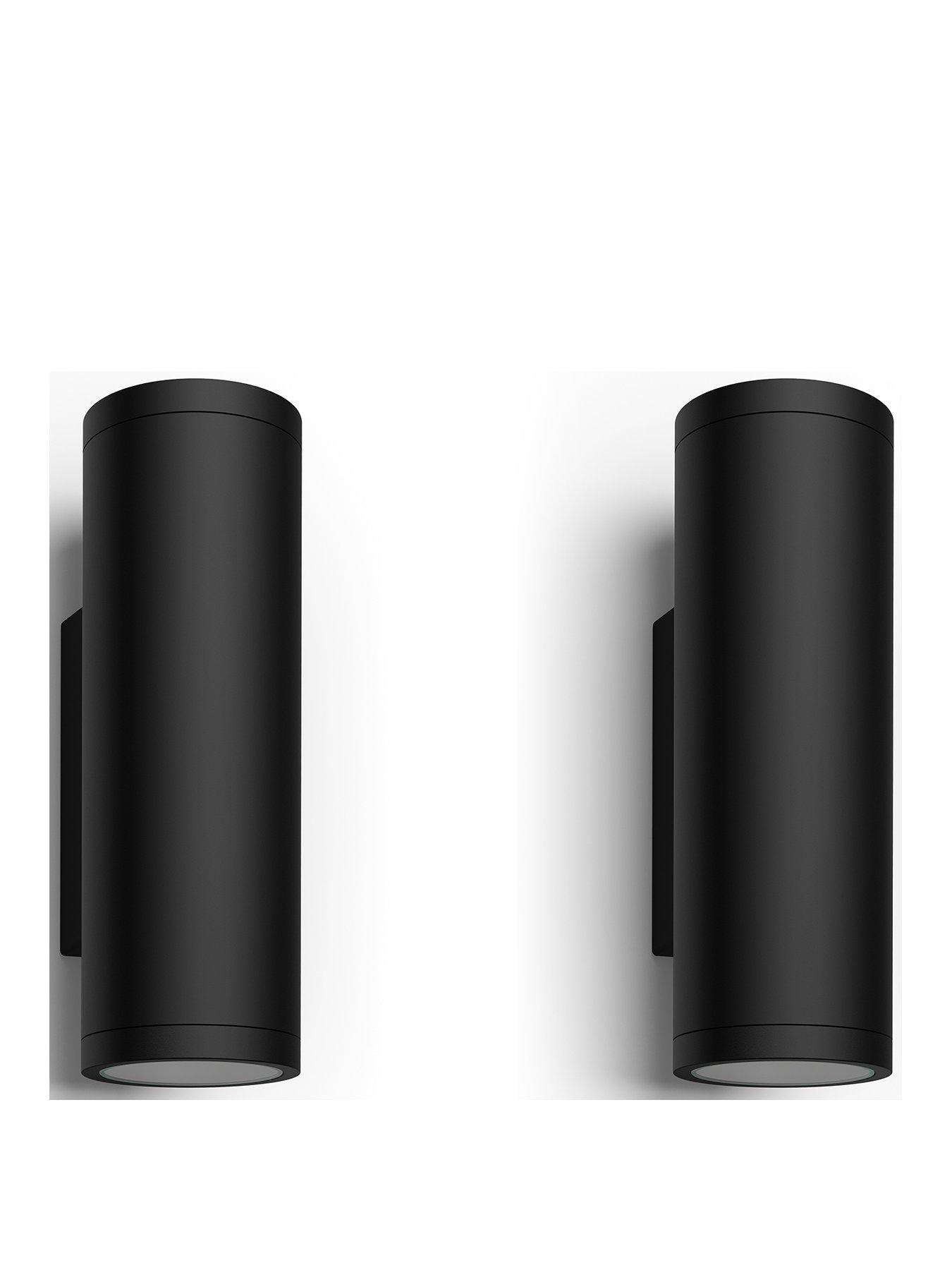 Image of Philips Hue Hue Appear White  &  Colour Ambiance LED Smart Outdoor Wall Light Double Pack