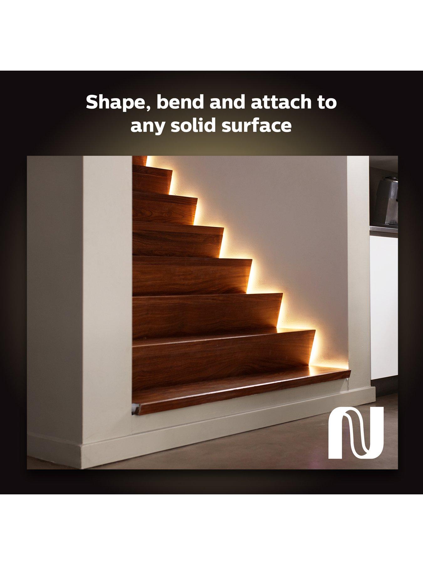 Image 4 of 7 of Philips Hue Hue White and Colour Ambiance Indoor Lightstrip 2m and 1m extension