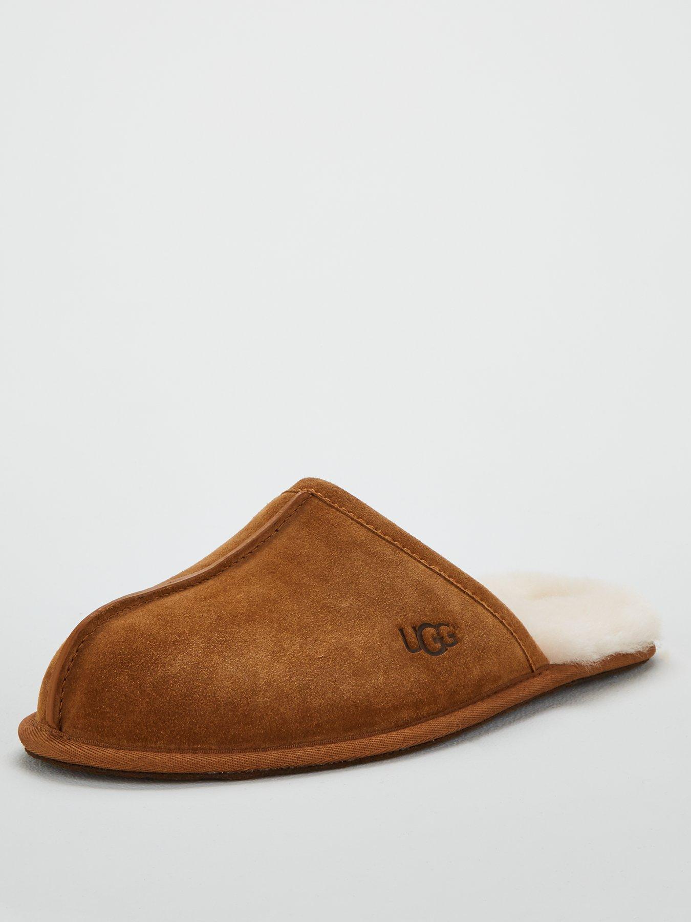 Mens leather outlet slippers ireland