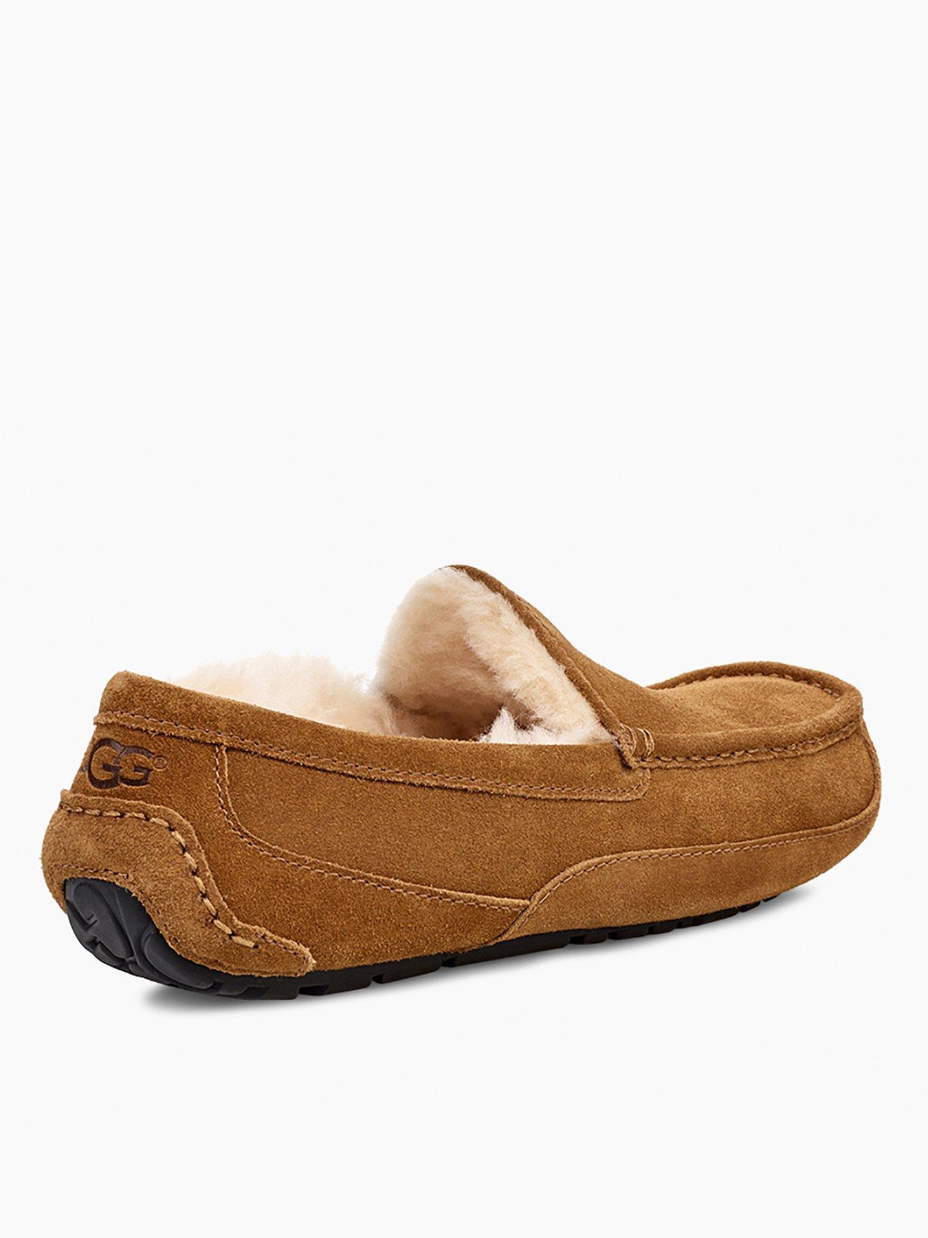 Mens ugg shop ascot slippers chestnut