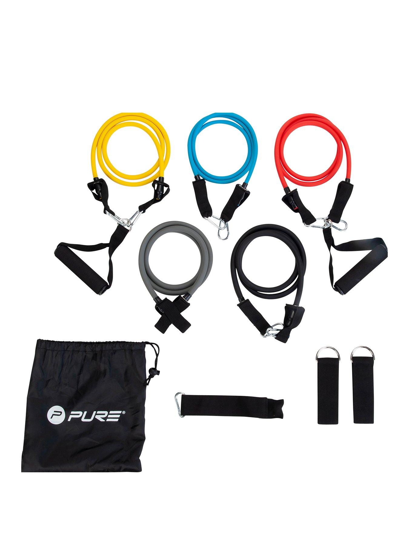 pure2improve-resistance-exercise-tube-set-multicolour