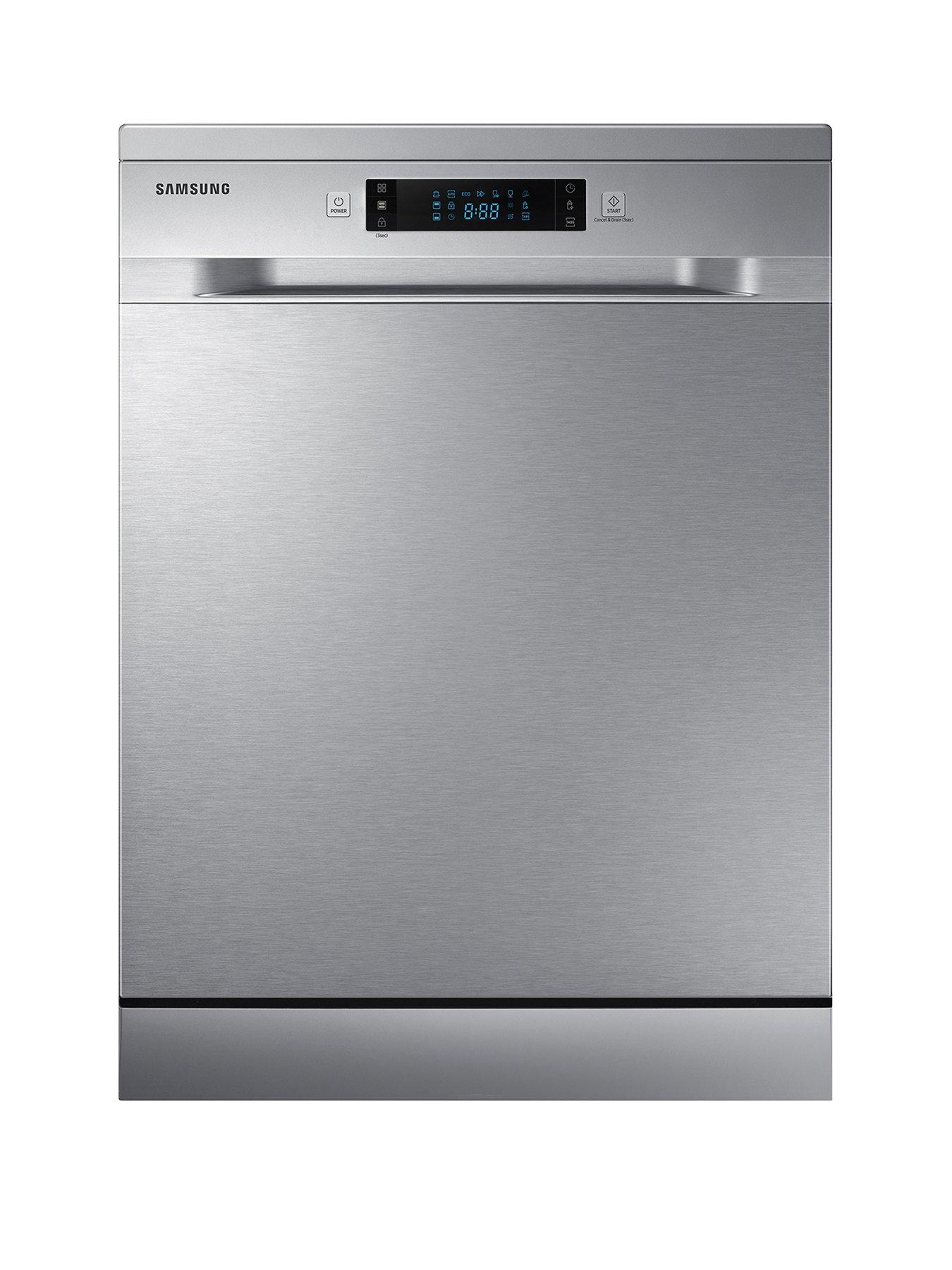 Image of Samsung DW60M6050FS Series 6 Dishwasher, 14 Place Settings and a Flexible '3rd Rack' Cutlery Tray - Silver