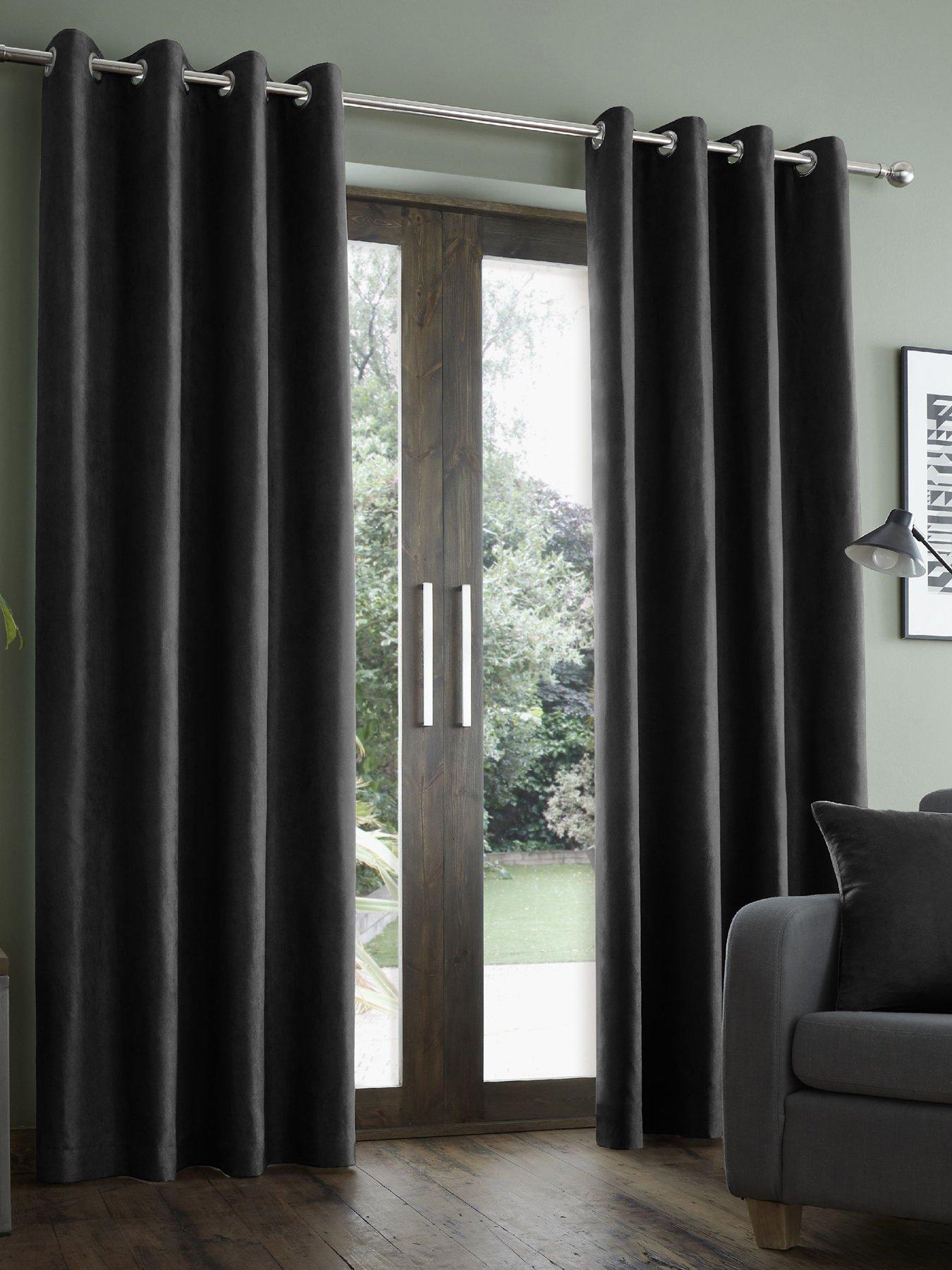 catherine-lansfield-faux-suedenbspeyelet-linednbspcurtains