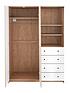 very-home-siena-2-piecenbsppackage-2-door-4-drawer-wardrobenbsp-3-drawer-bedside-chest--nbspoakwhiteoutfit