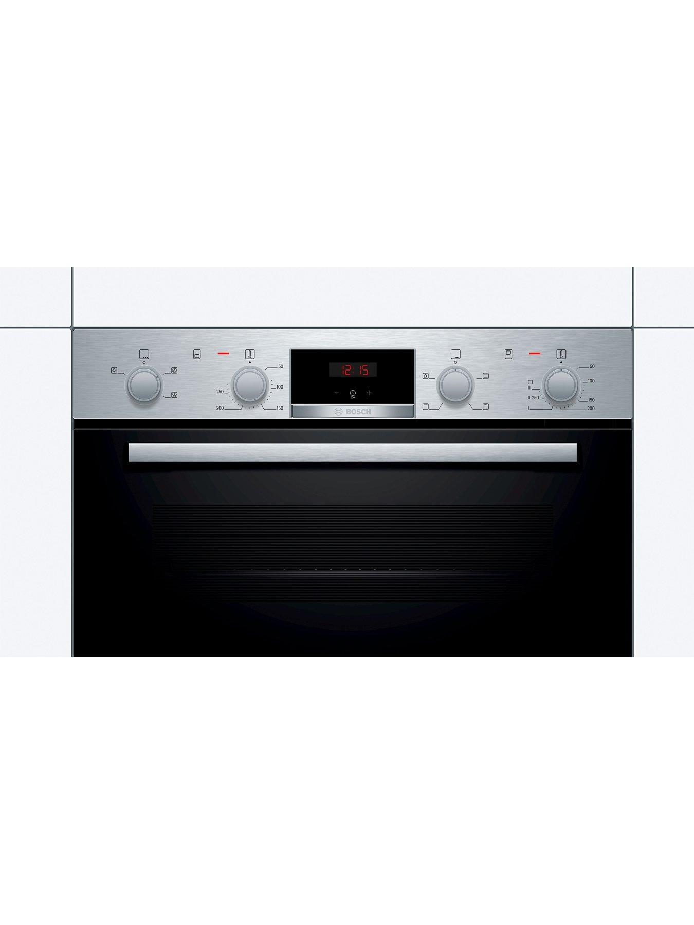 Image 2 of 6 of Bosch Series 2 MHA133BR0B Built-In Double Oven - Stainless Steel and Black