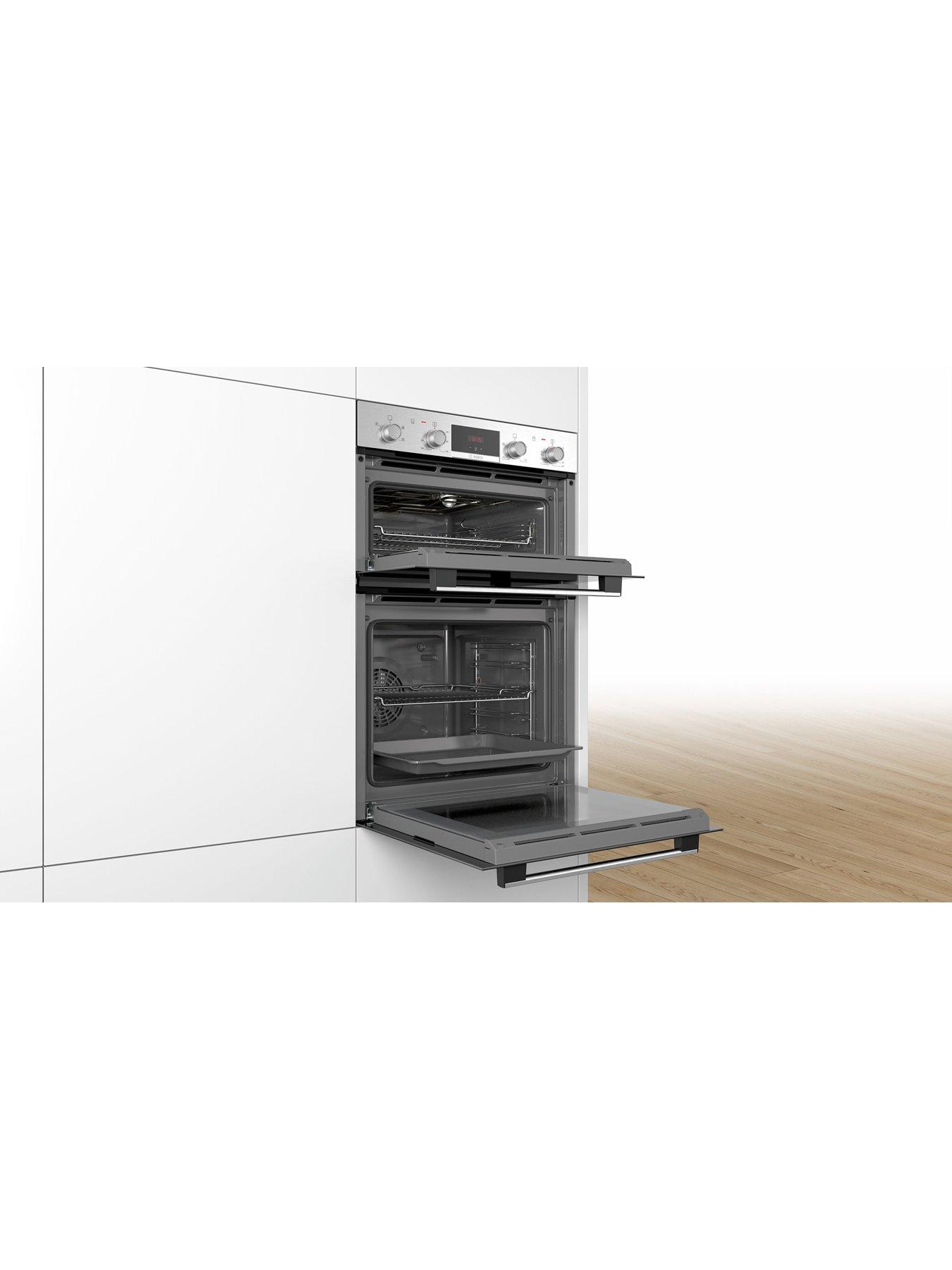 Image 3 of 6 of Bosch Series 2 MHA133BR0B Built-In Double Oven - Stainless Steel and Black