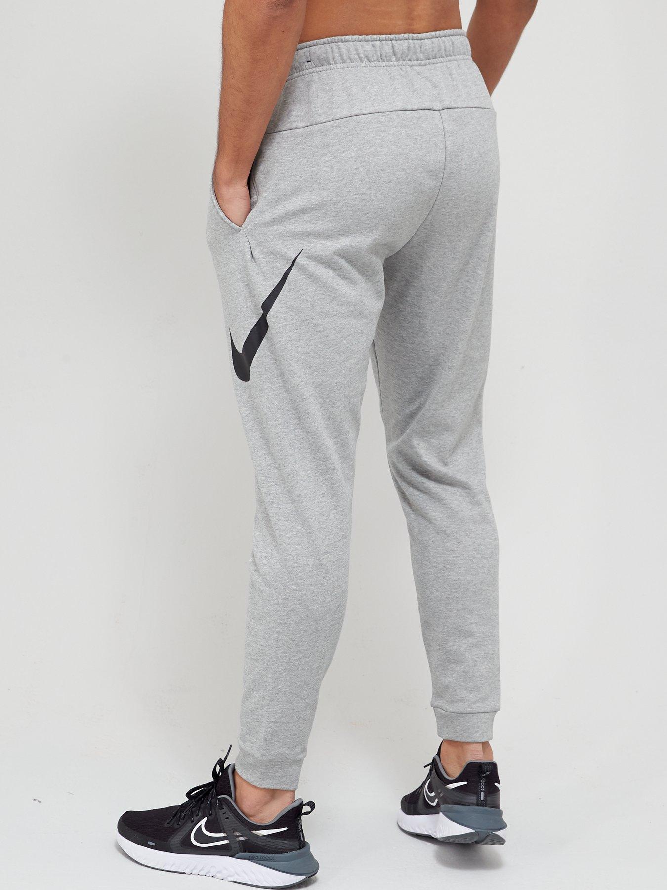 Nike training best sale tapered joggers grey