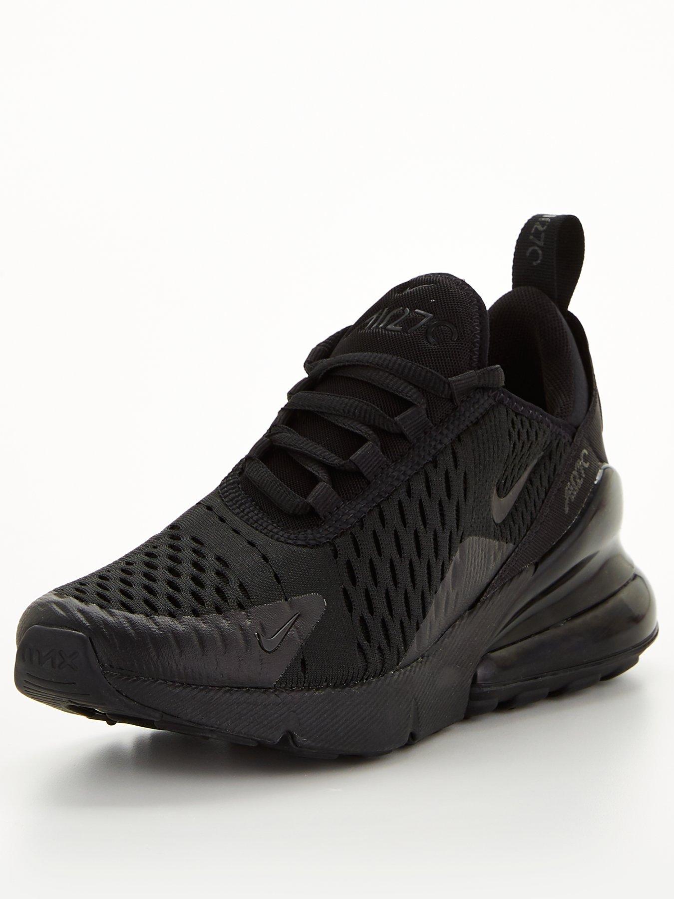 Nike air max junior hot sale black