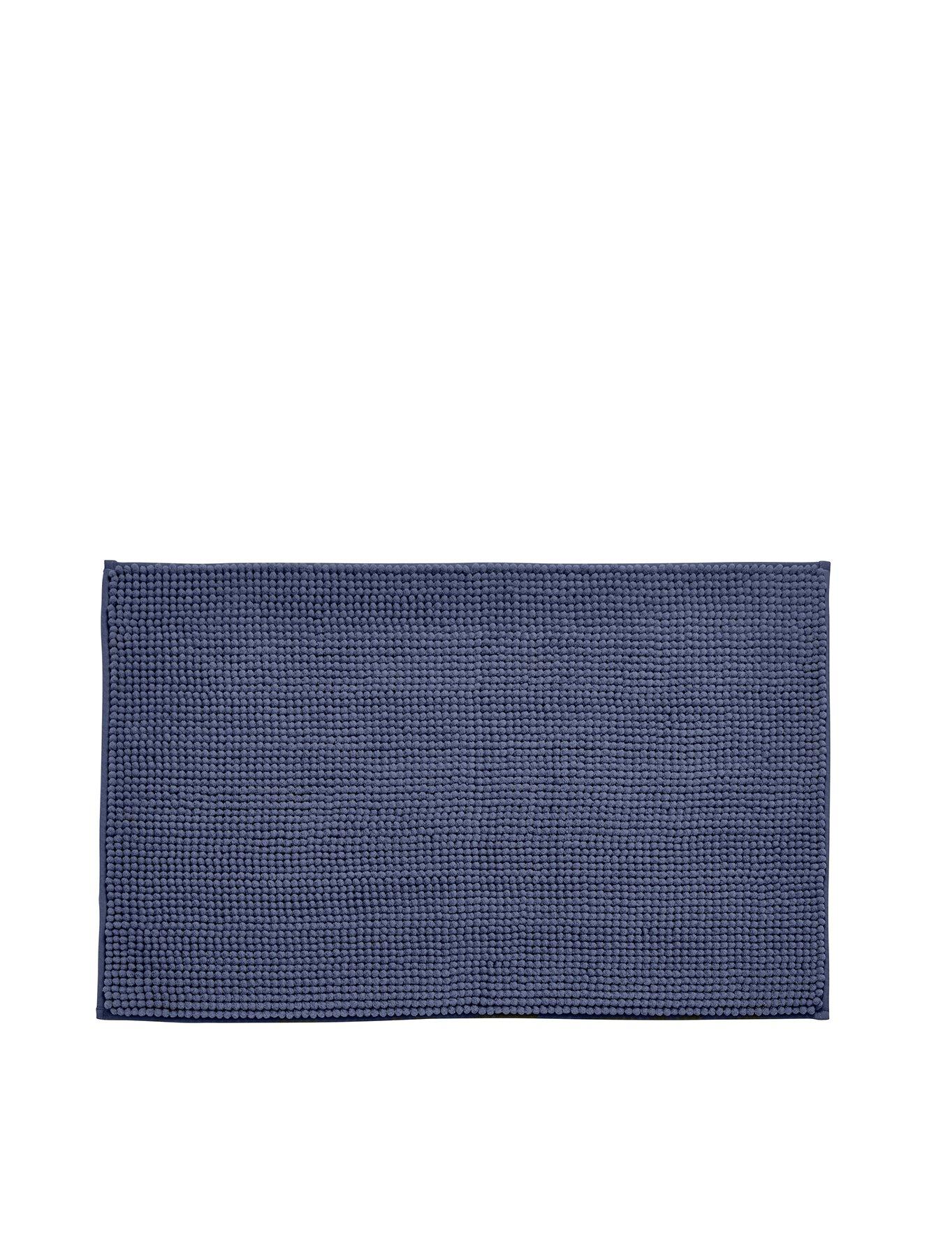 undefined Zero Twist Bath Mat - Navy